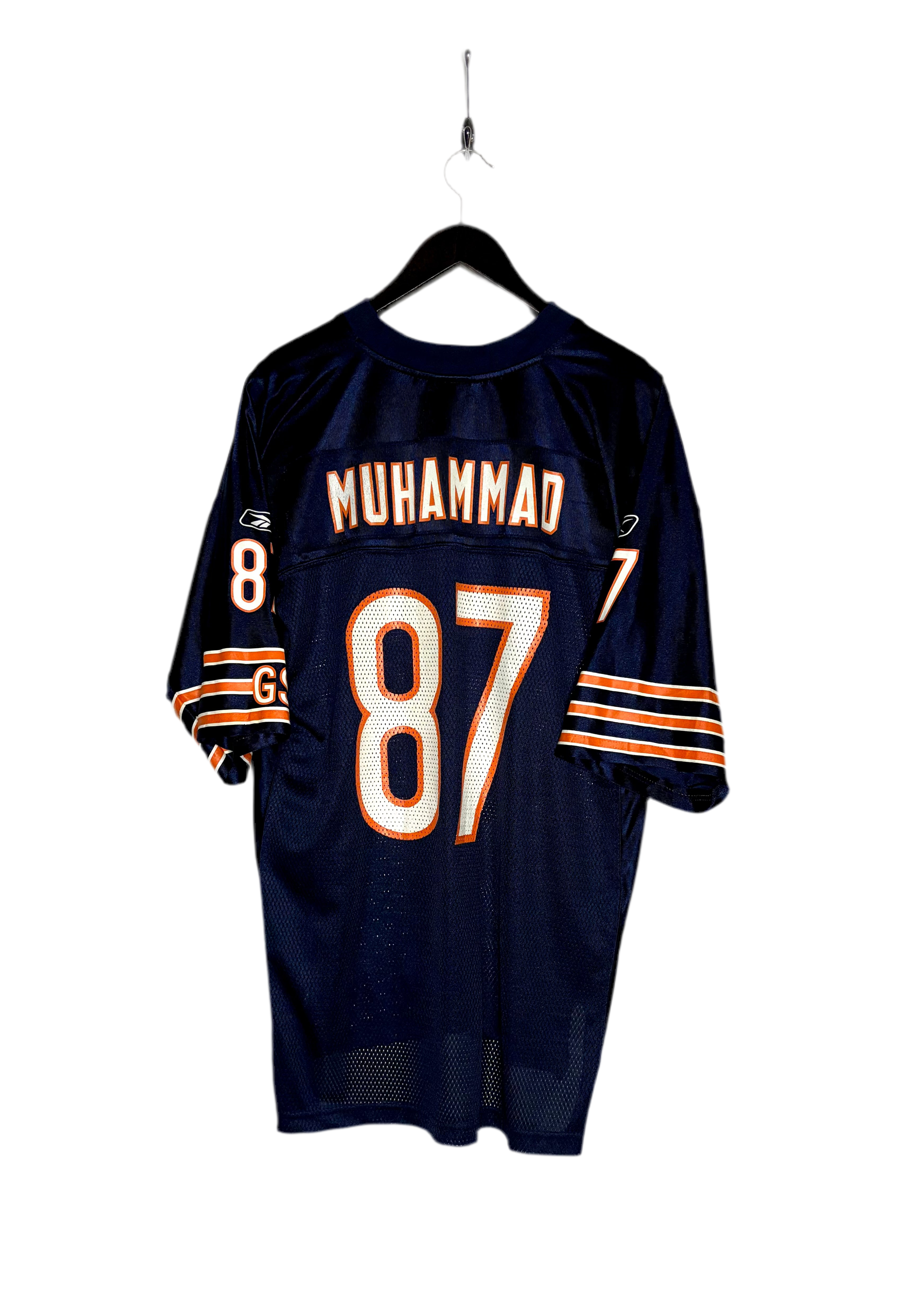 Reebok NFL Vintage Chicago Bears Jersey #87 Muhsin Muhammad Blau Größe L