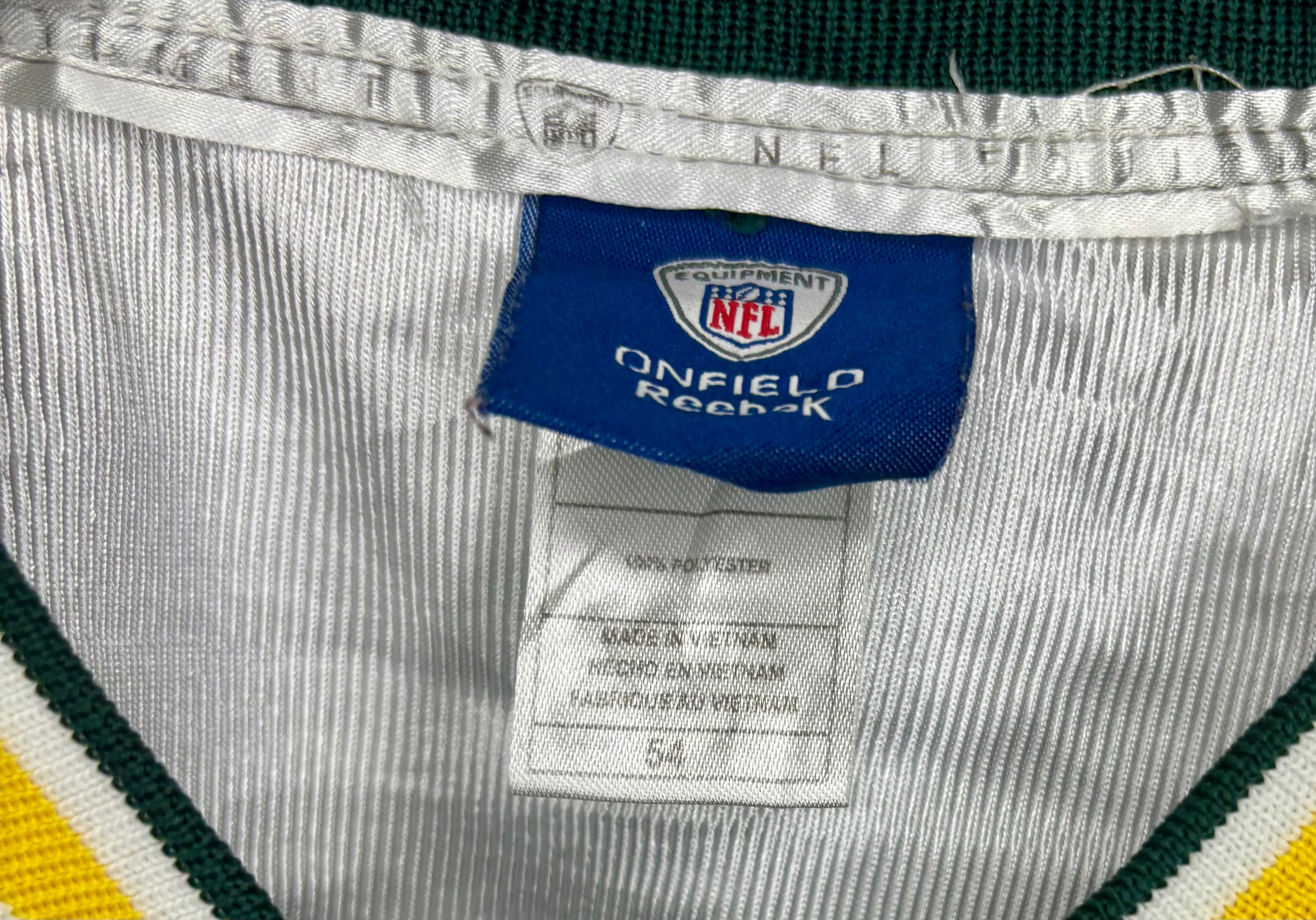 Reebok NFL Green Bay Packers Jersey #12 Aaron Rodgers Weiß Größe XXL