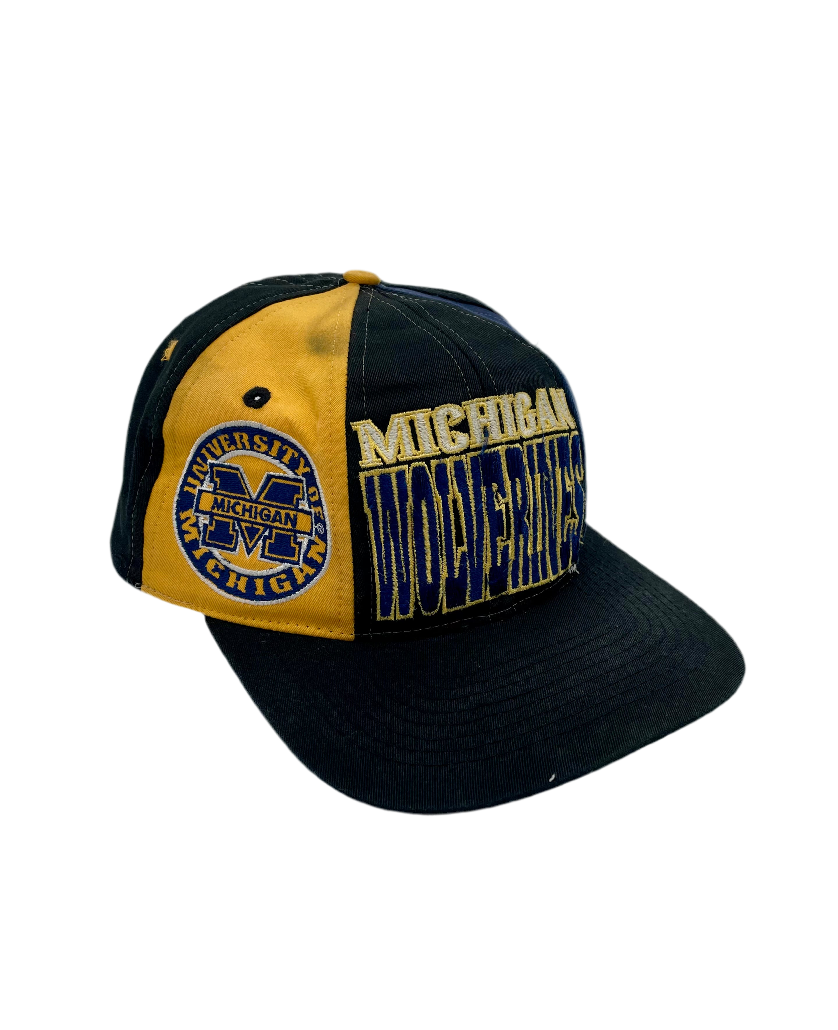 Drew Pearson Snapback Michigan Wolverines Schwarz Gelb One Size