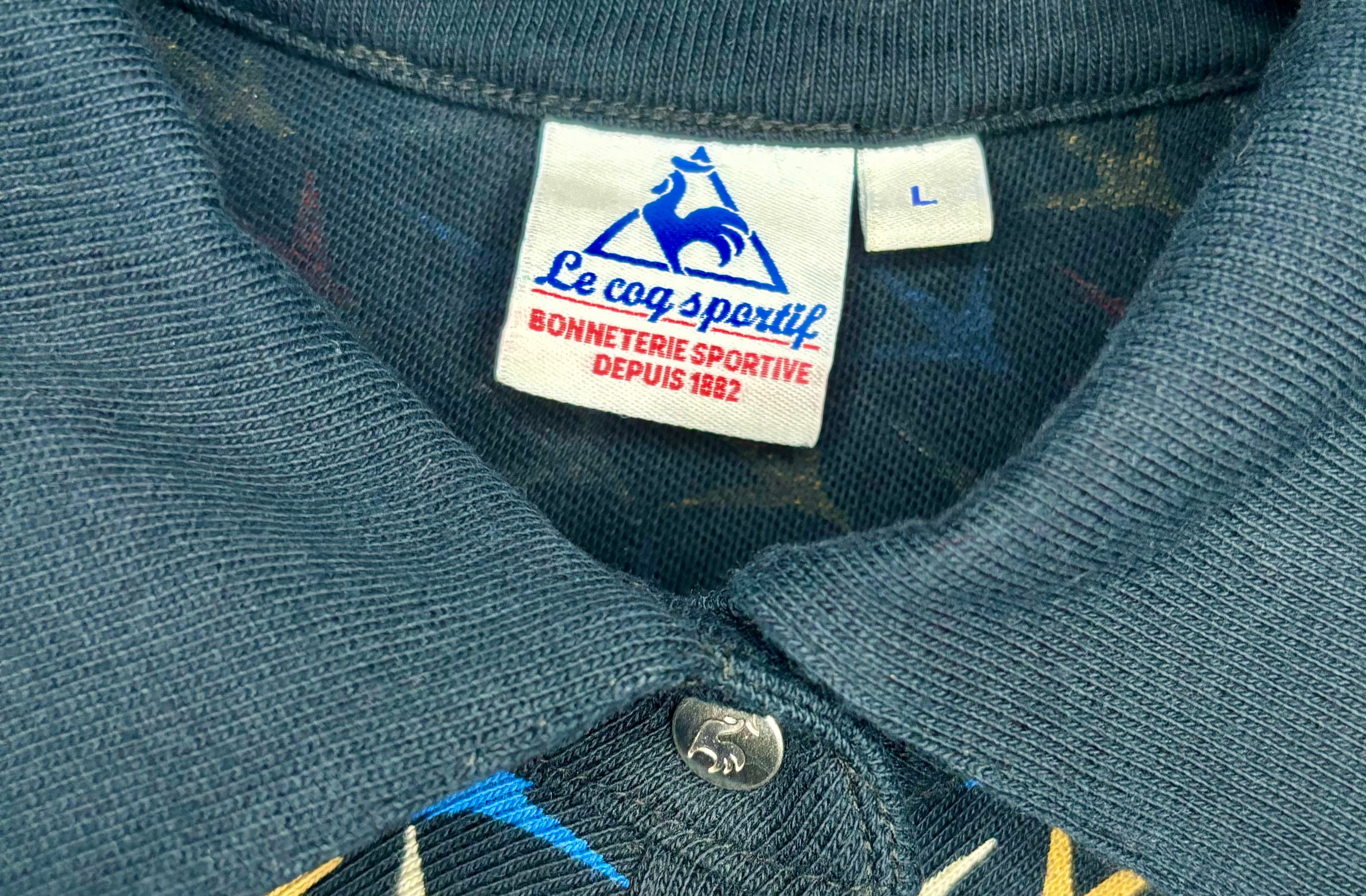 Le Coq Sportif Polo Shirt Bunt Größe L