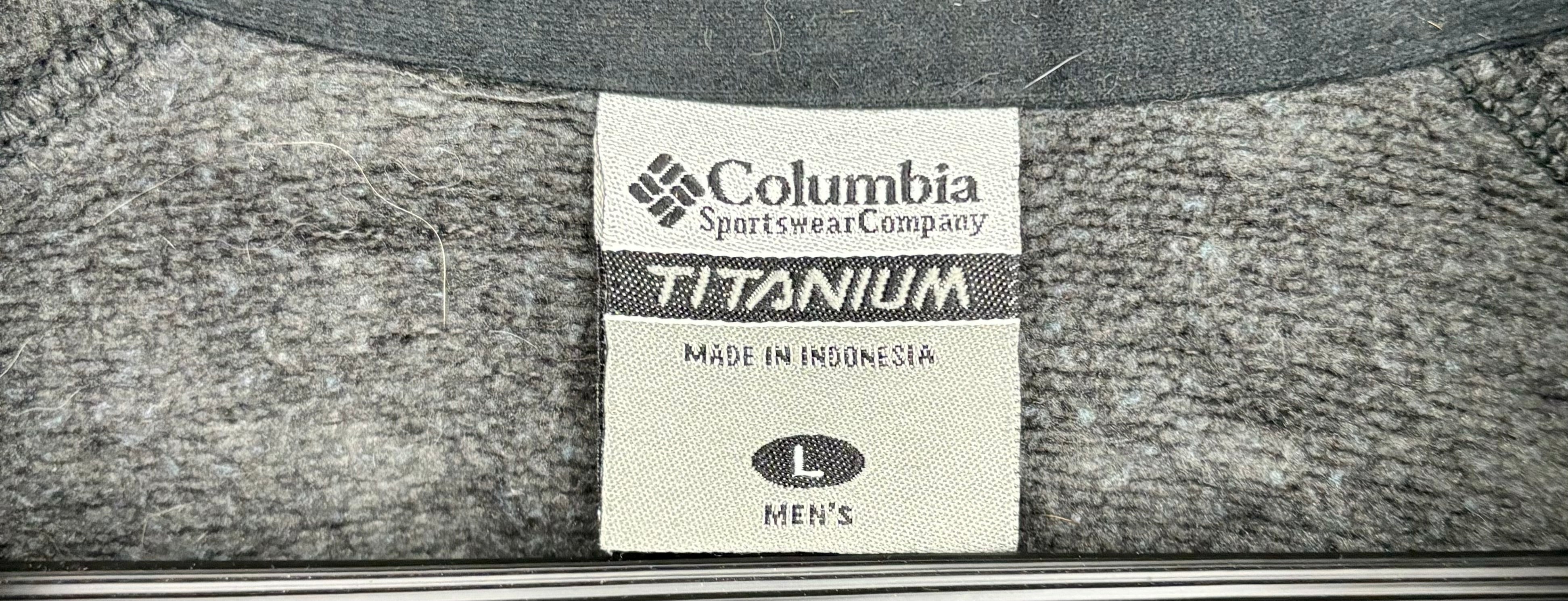 Columbia Titanium Sweatshirt Jacke Schwarz Größe L