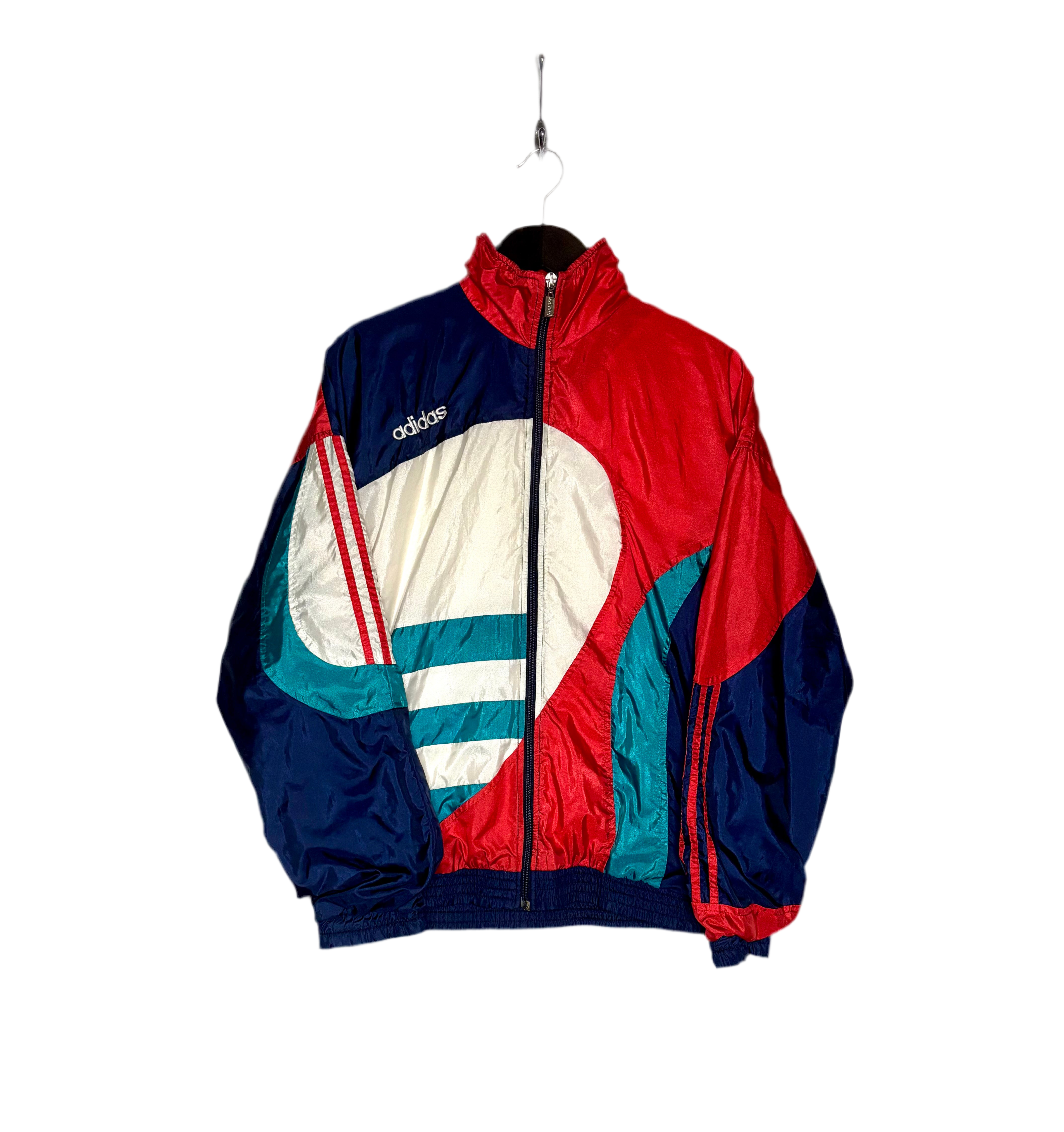 Adidas Vintage Trainingsjacke Colourlook 90s Style Größe M