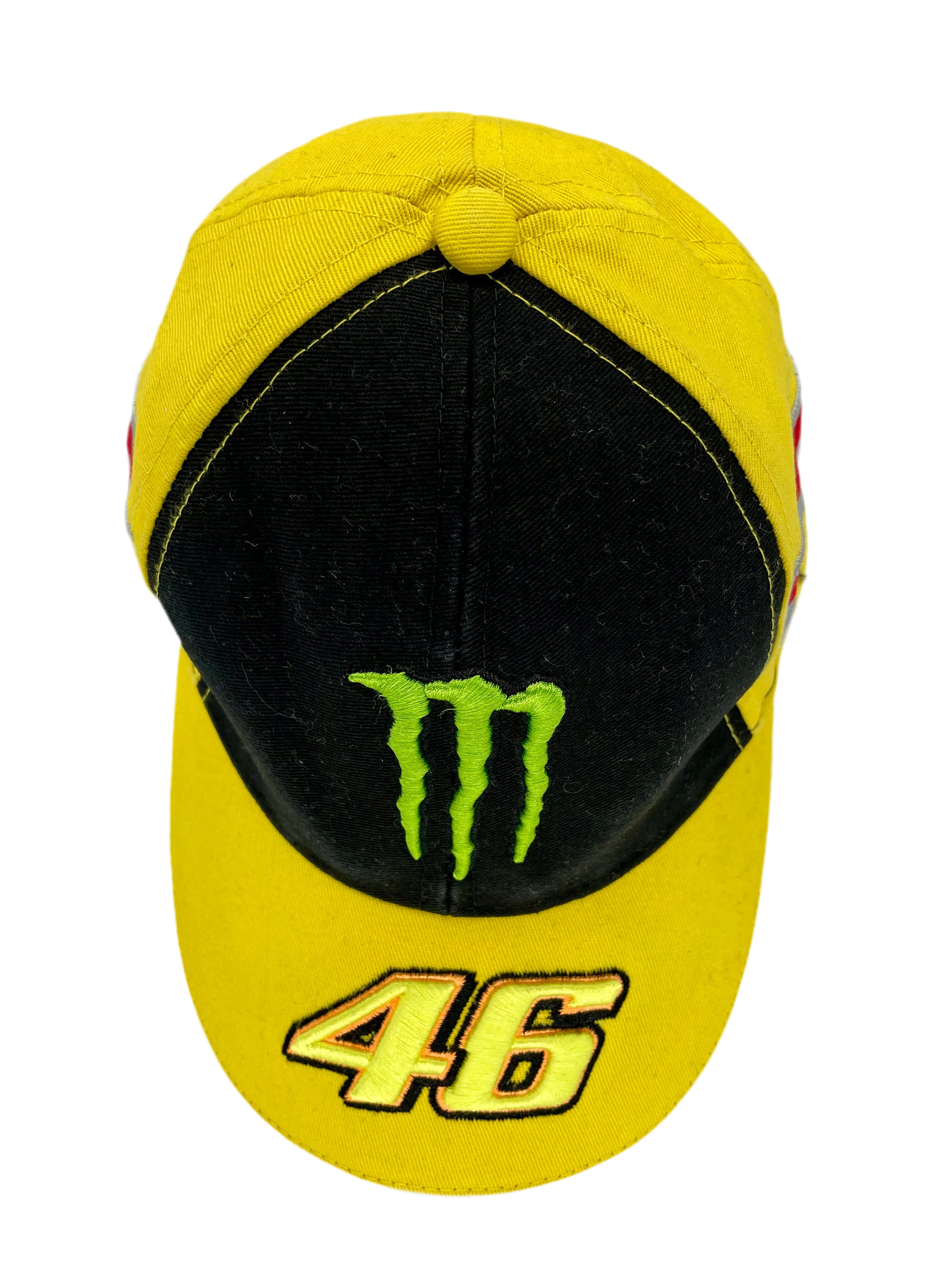 Monster Strapback Valentino Rossi #46 Gelb Schwarz One Size