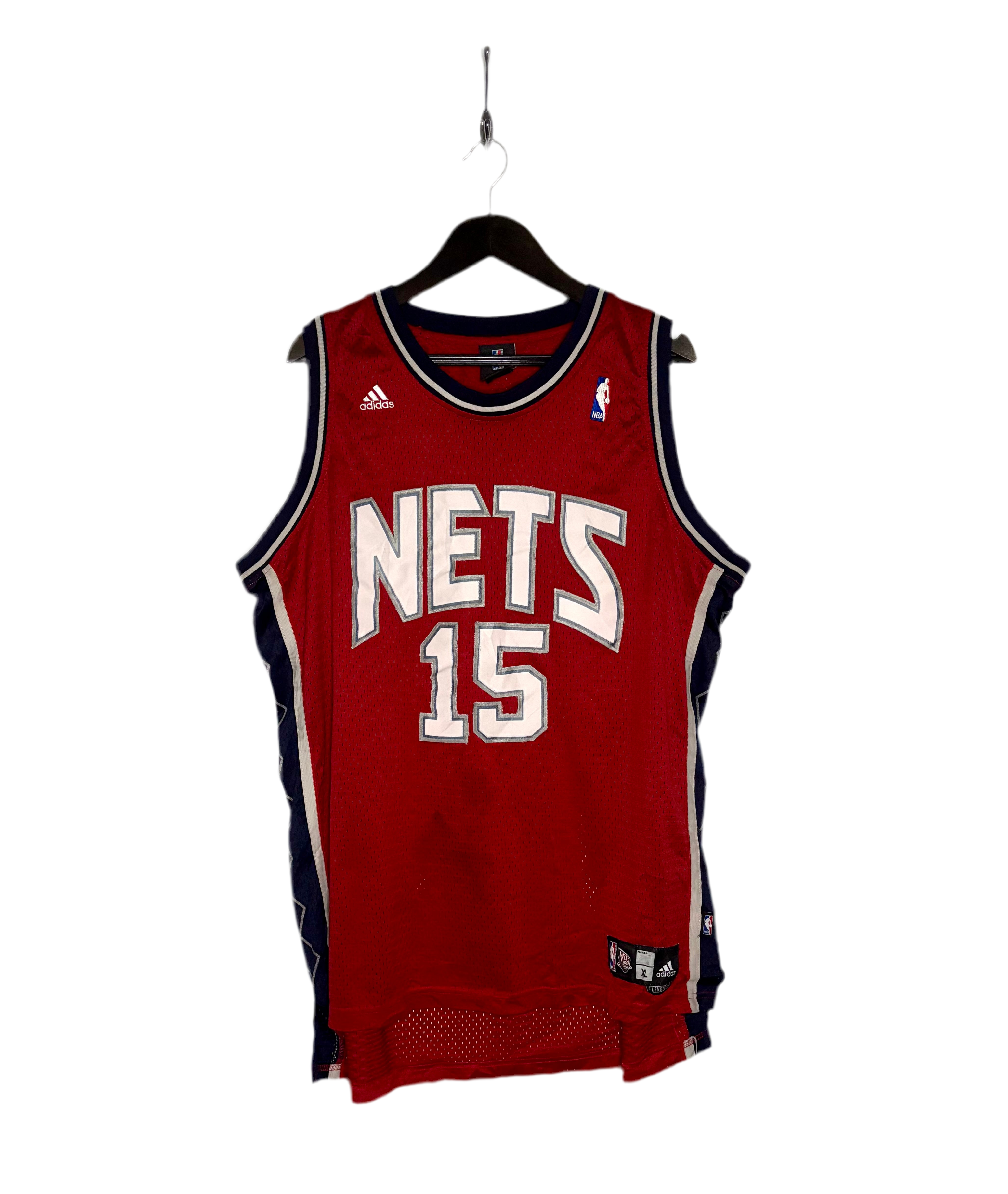 Adidas NBA Brooklyn Nets Jersey #15 Vince Carter Rot Größe XL