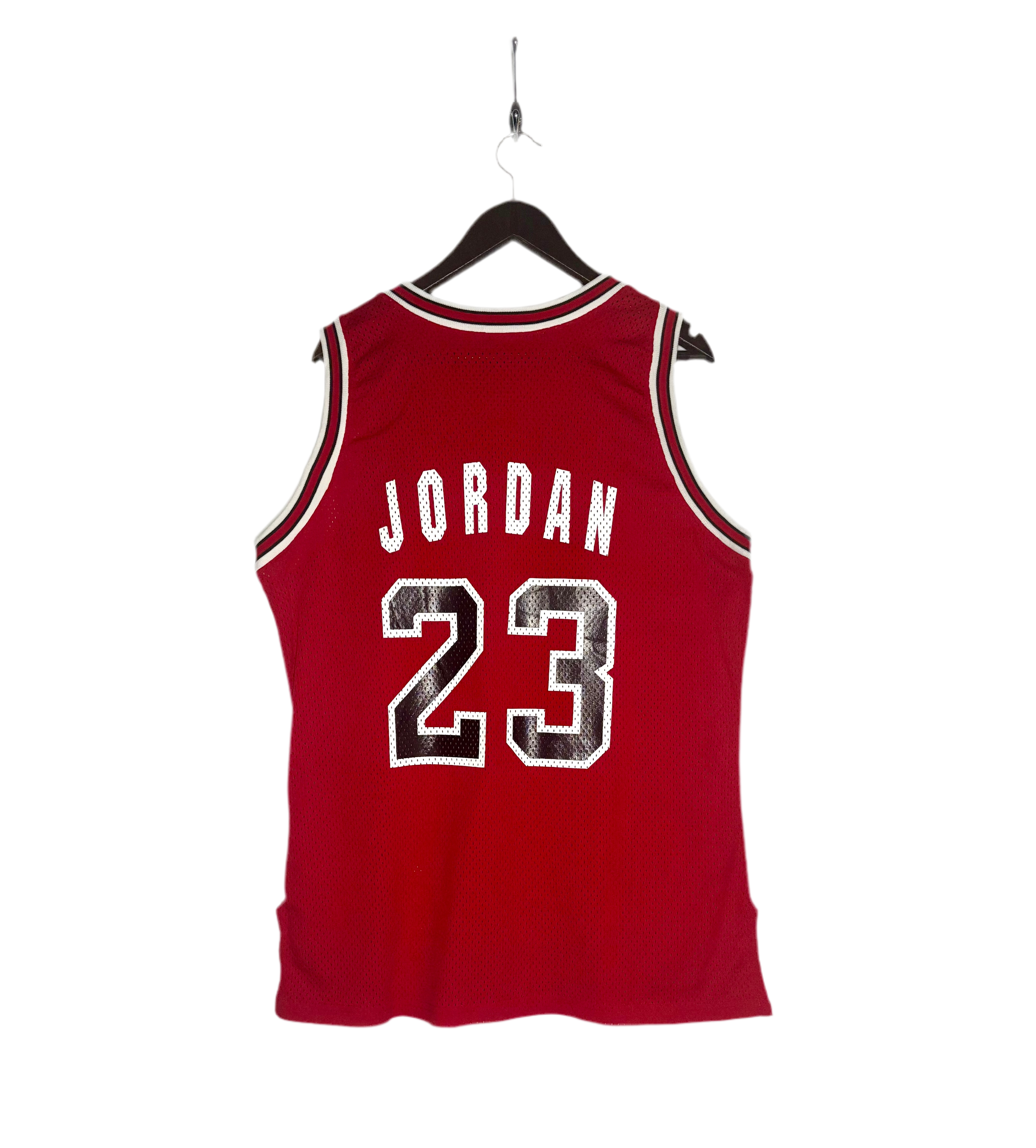 Champion NBA Vintage Chicago Bulls Jersey #23 Michael Jordan Rot Größe L