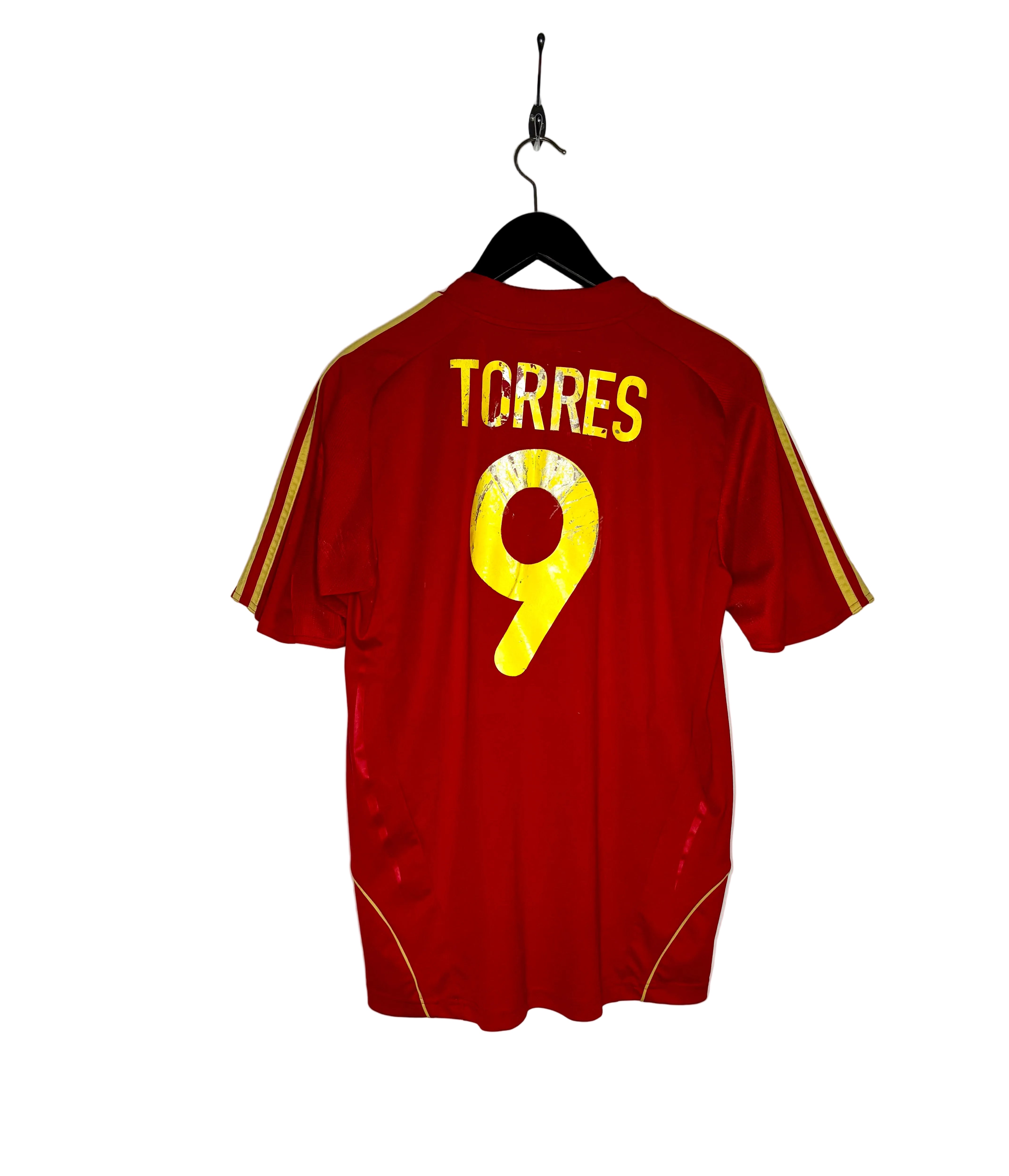 Adidas Spanien Trikot #9 Fernando Torres Rot Größe XL