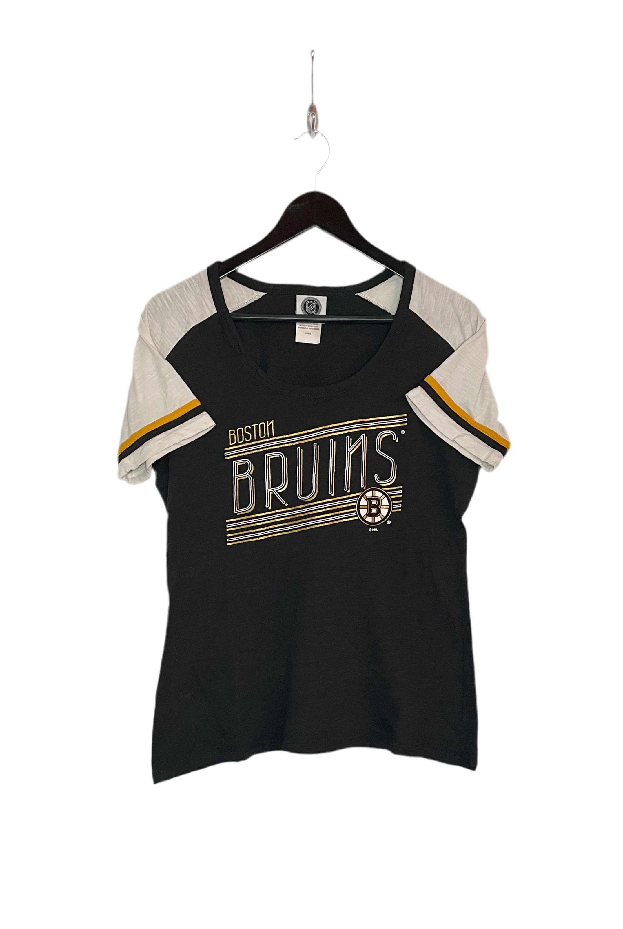 NHL T-Shirt Boston Bruins Schwarz Größe L Damen