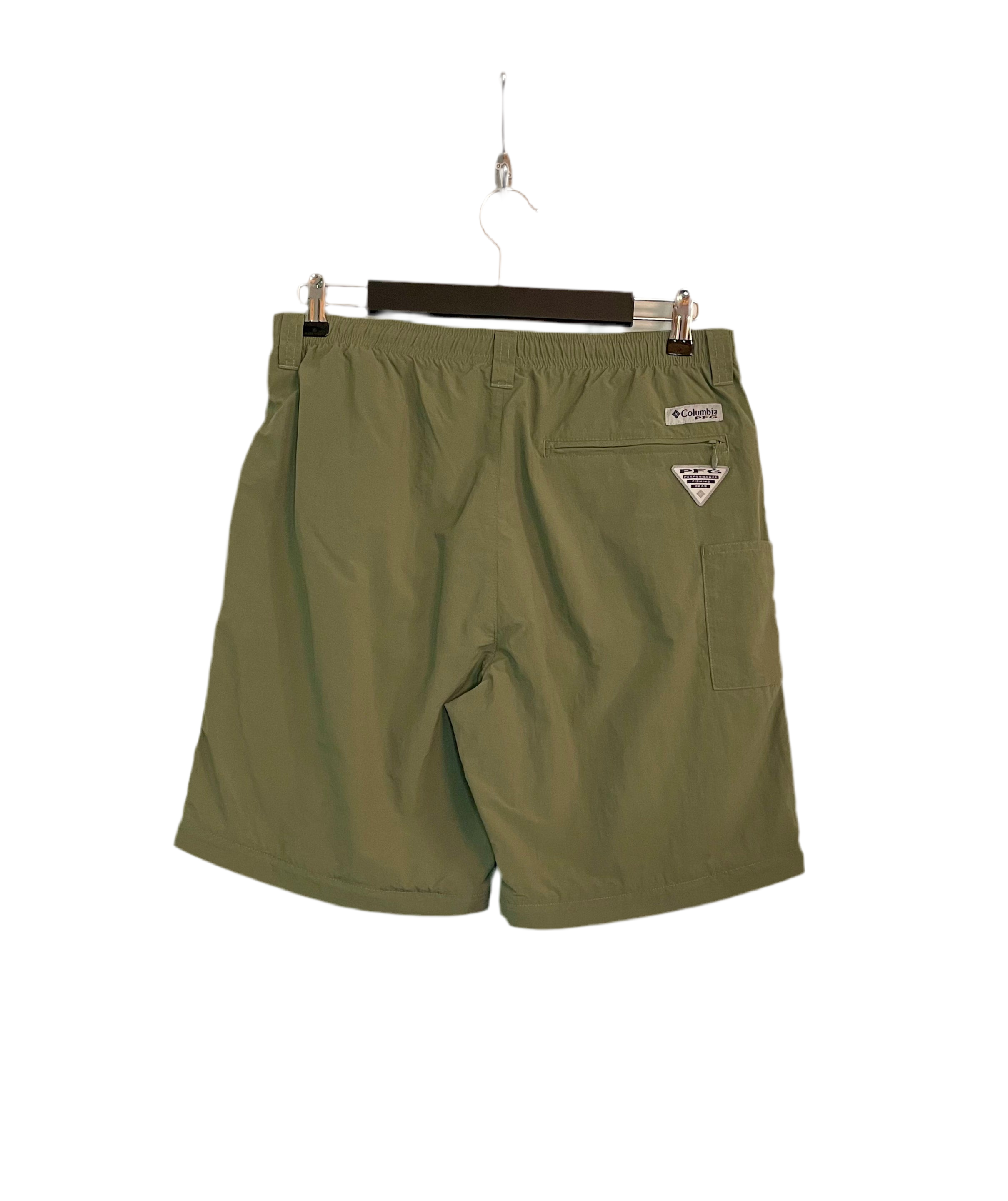 Columbia Wandershorts Olivgrün Größe M