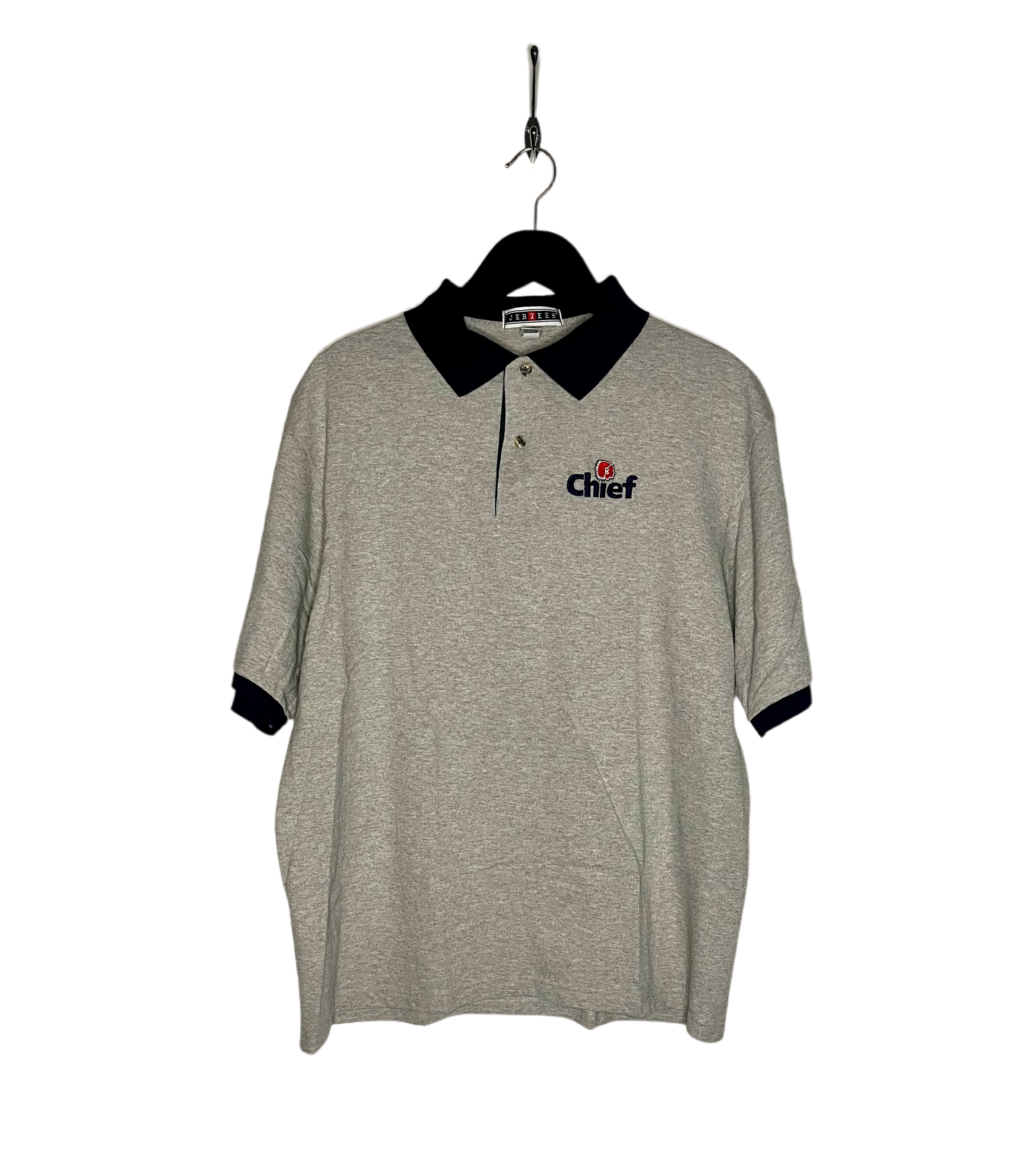 Jerzees Chief Polo Gray Size L