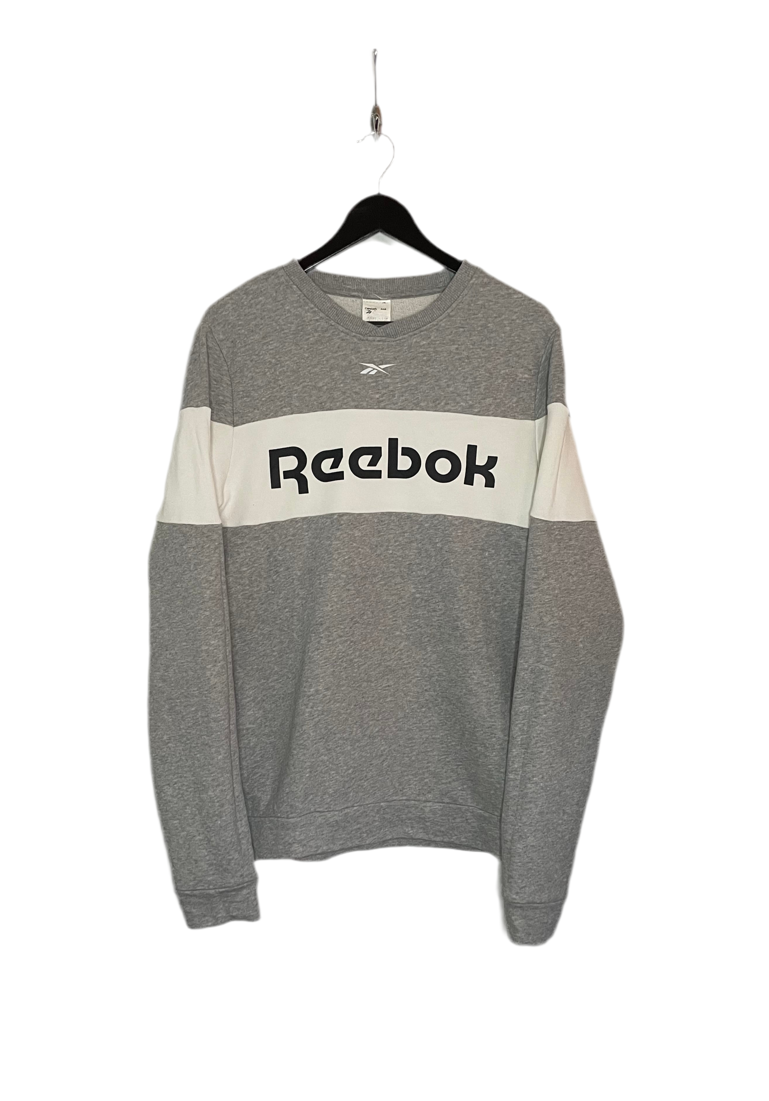 Reebok Vintage Sweater Grau/Weiß Größe L