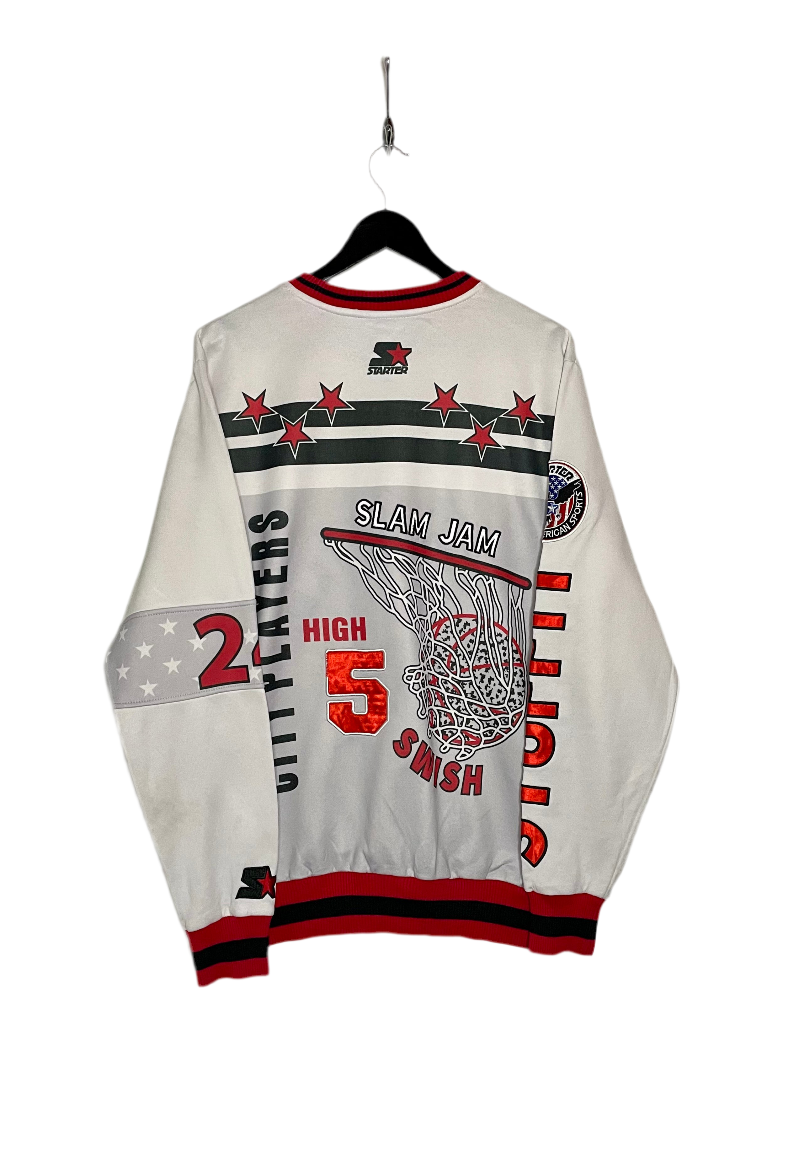 Starter Vintage 90th Sweater Slam Jam Weiß Größe XL