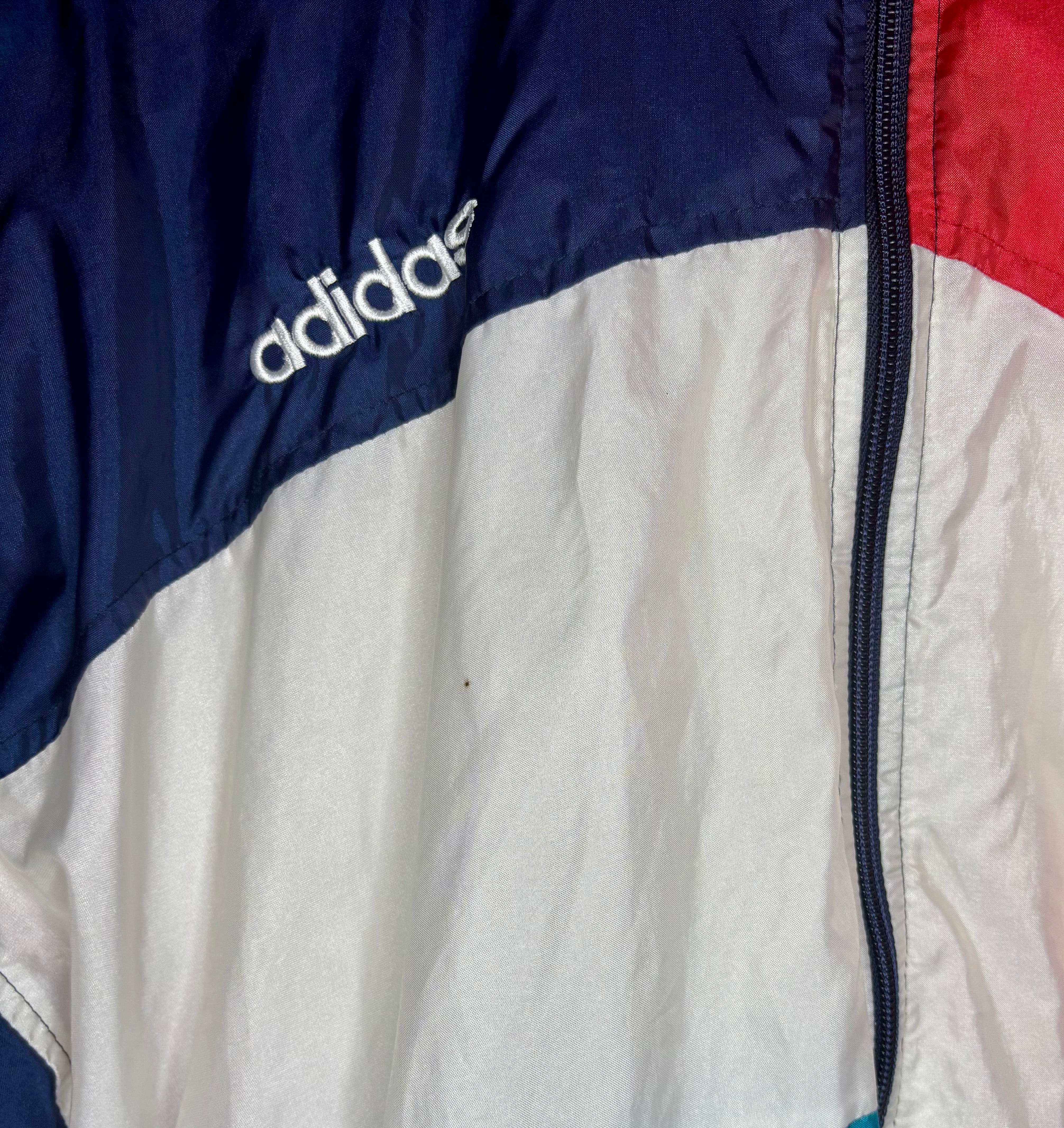 Adidas Vintage Trainingsjacke Colourlook 90s Style Größe M