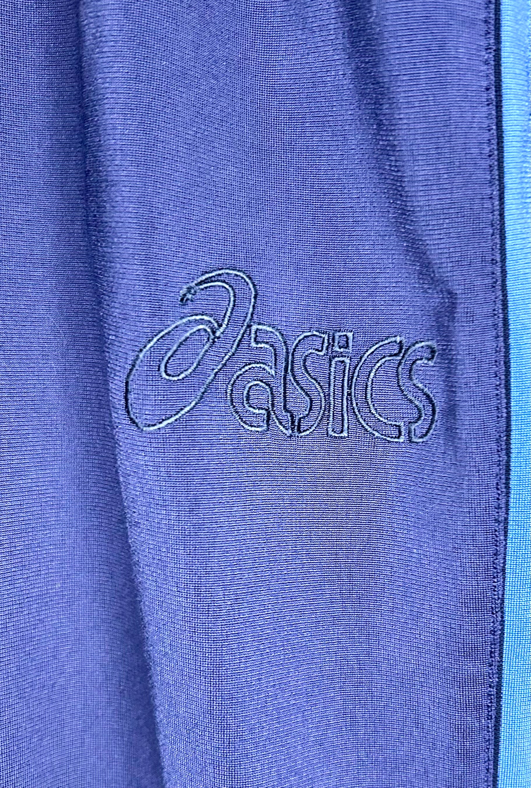 Asics training pants blue size XL