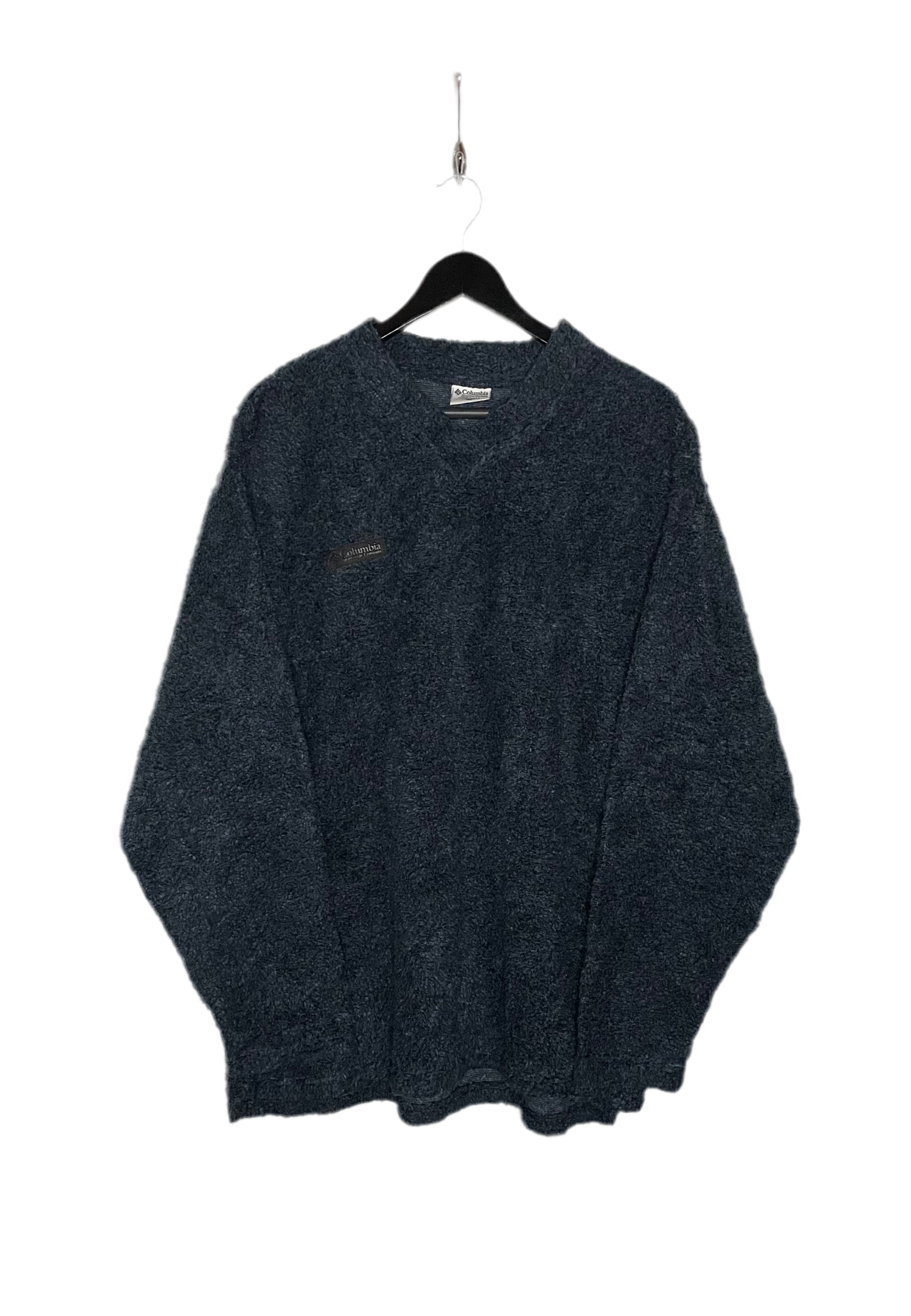 Columbia Vintage Teddy Fleece Pullover Blau Größe L