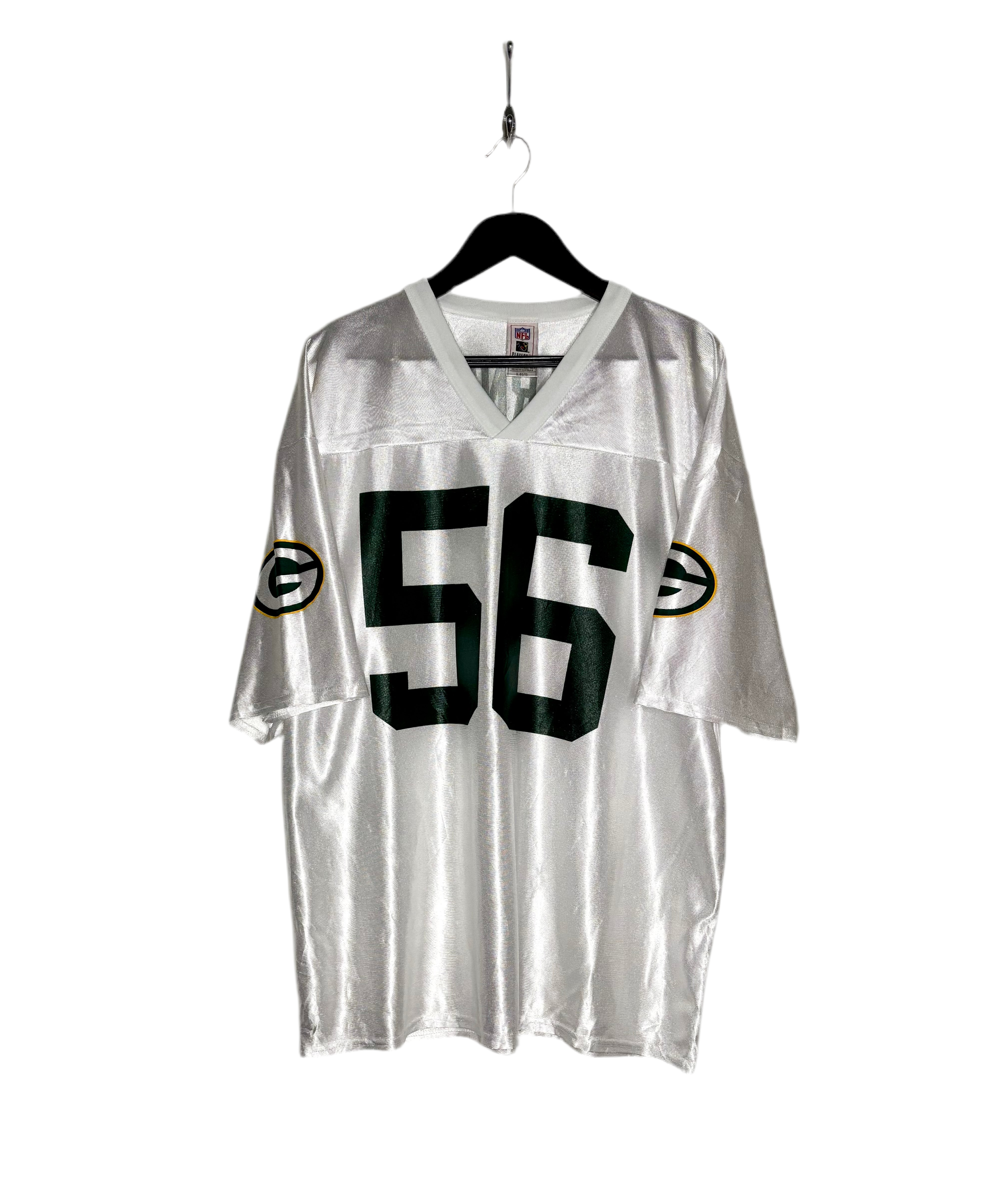 NFL Vintage Green Bay Packers Jersey #56 Nick Barnett Weiß Größe XL