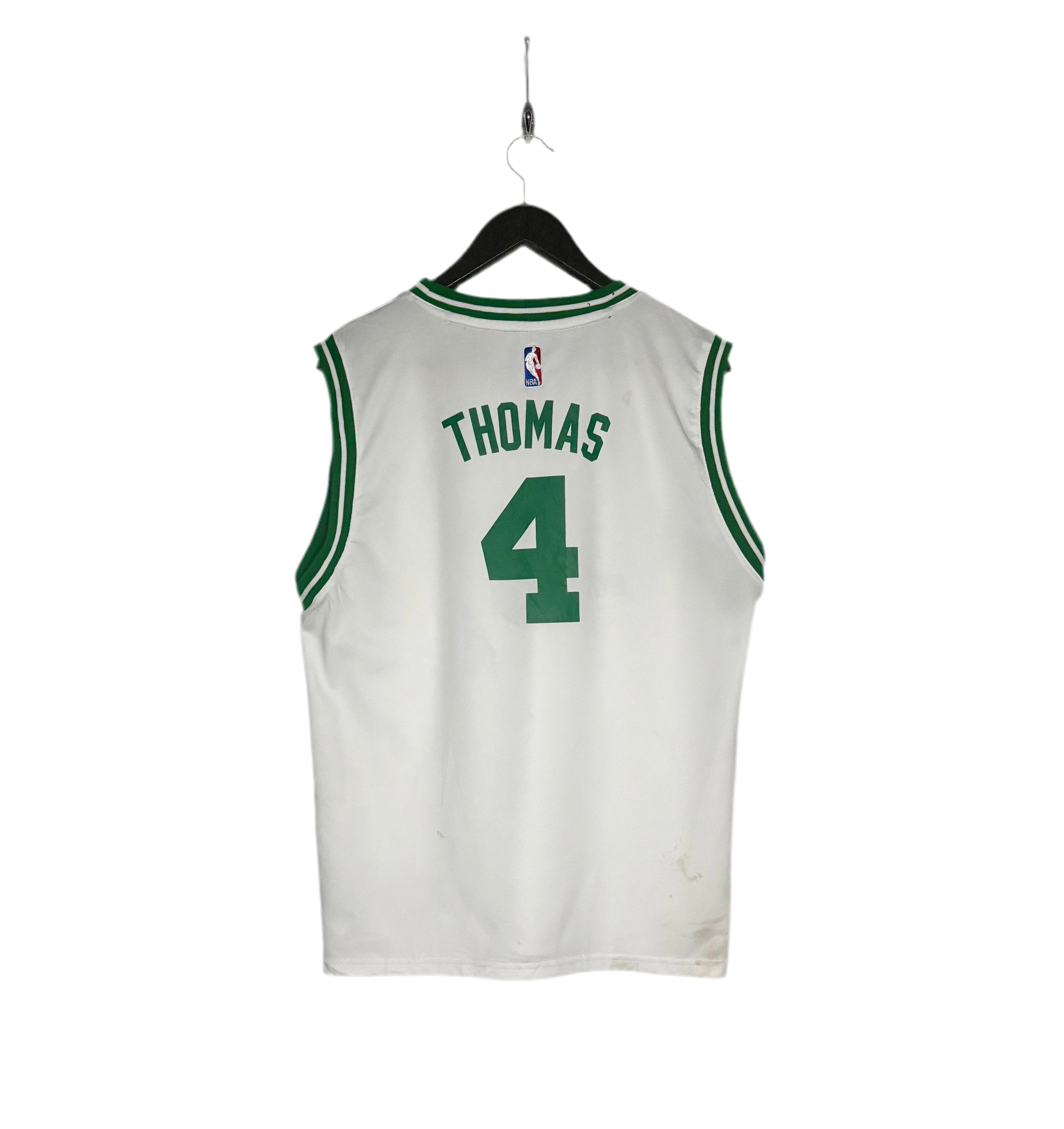 Adidas NBA Boston Celtics Jersey #4 Isiah Thomas Weiß Größe XL Kinder