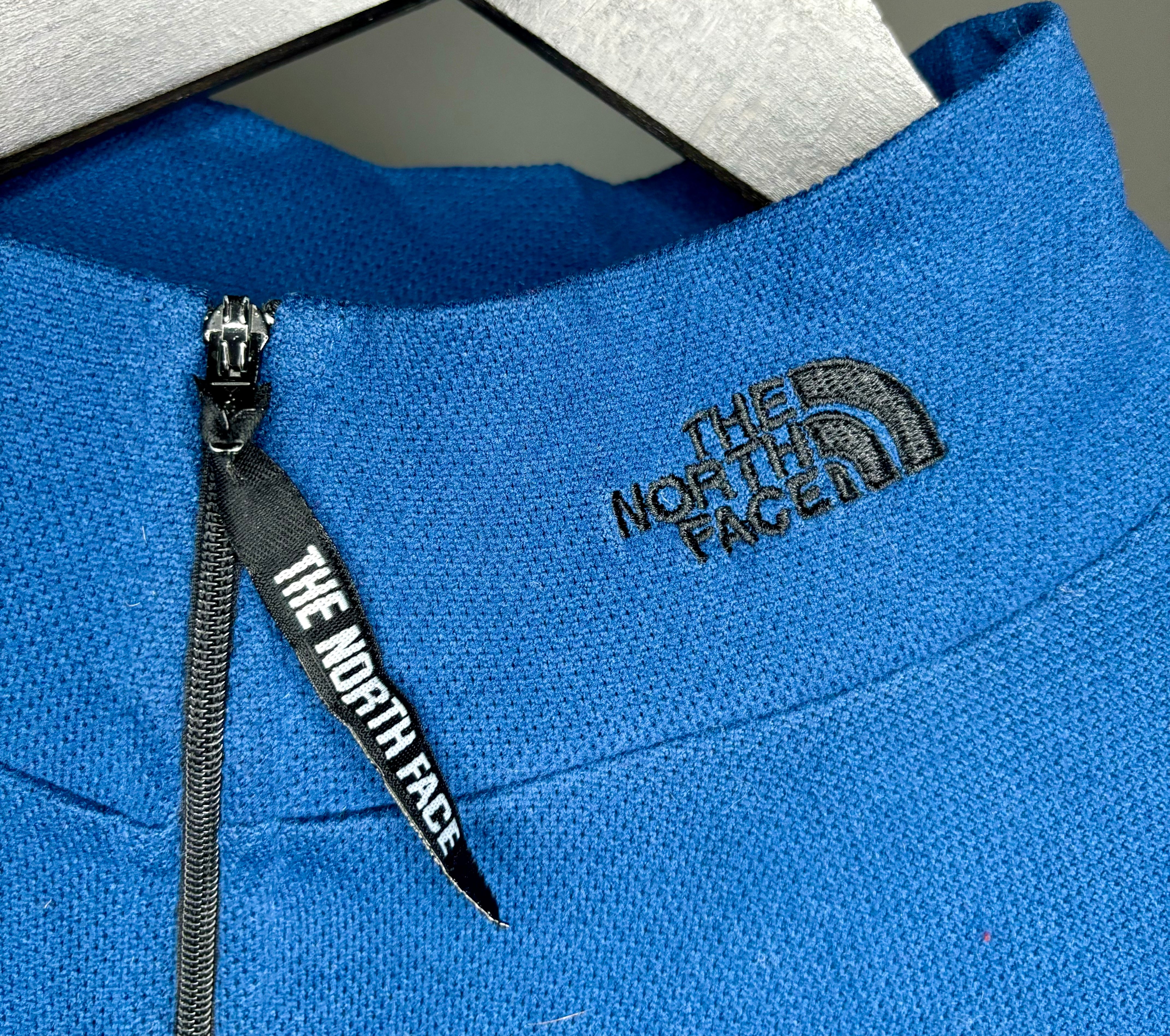 The North Face Q-Zip Fleece Sweater Blau Größe XL