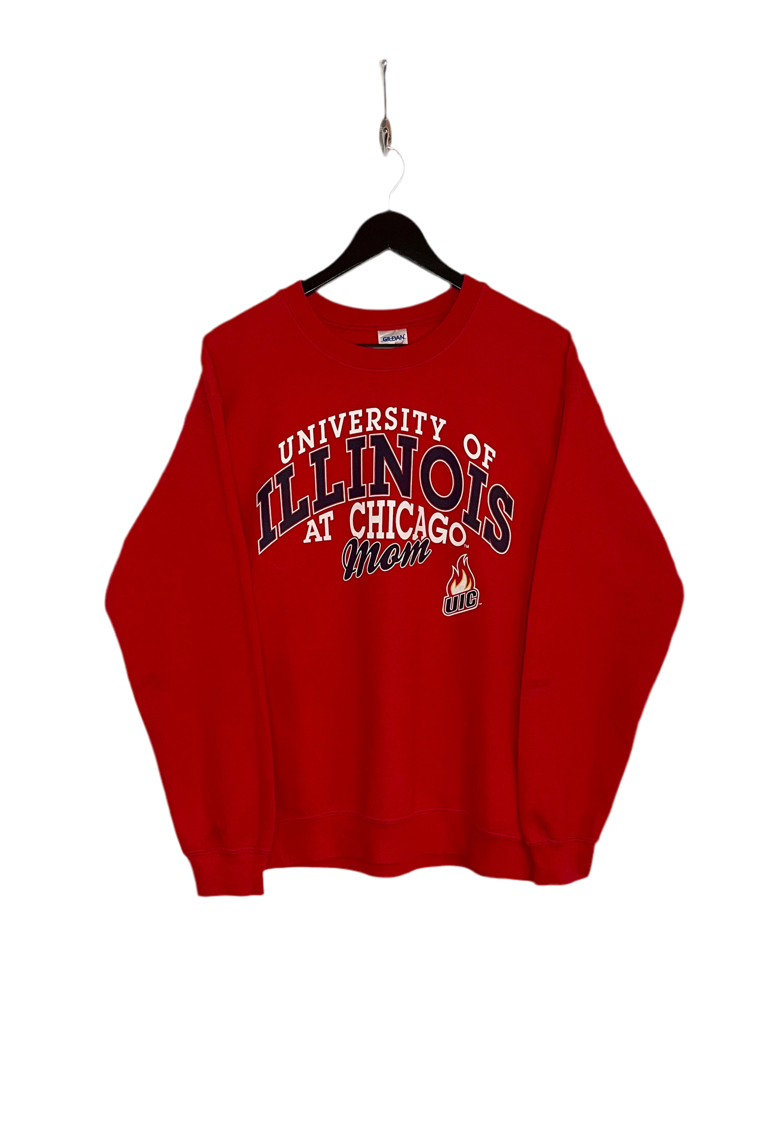 Gildan Vintage Sweater University of Illinois Rot Größe M