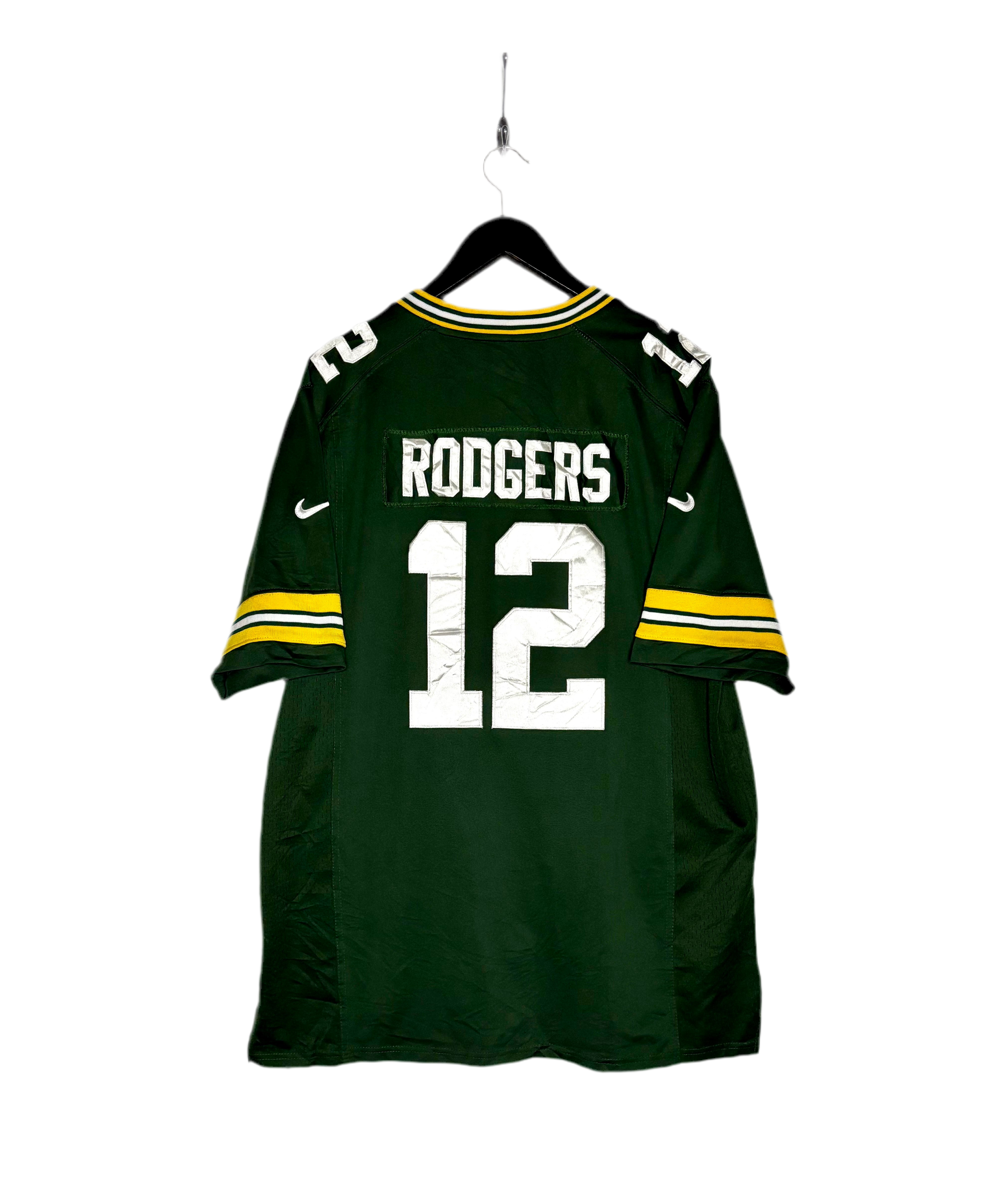Nike NFL OnField Green Bay Packers Jersey #12 Aaron Rodgers Grün Größe XL