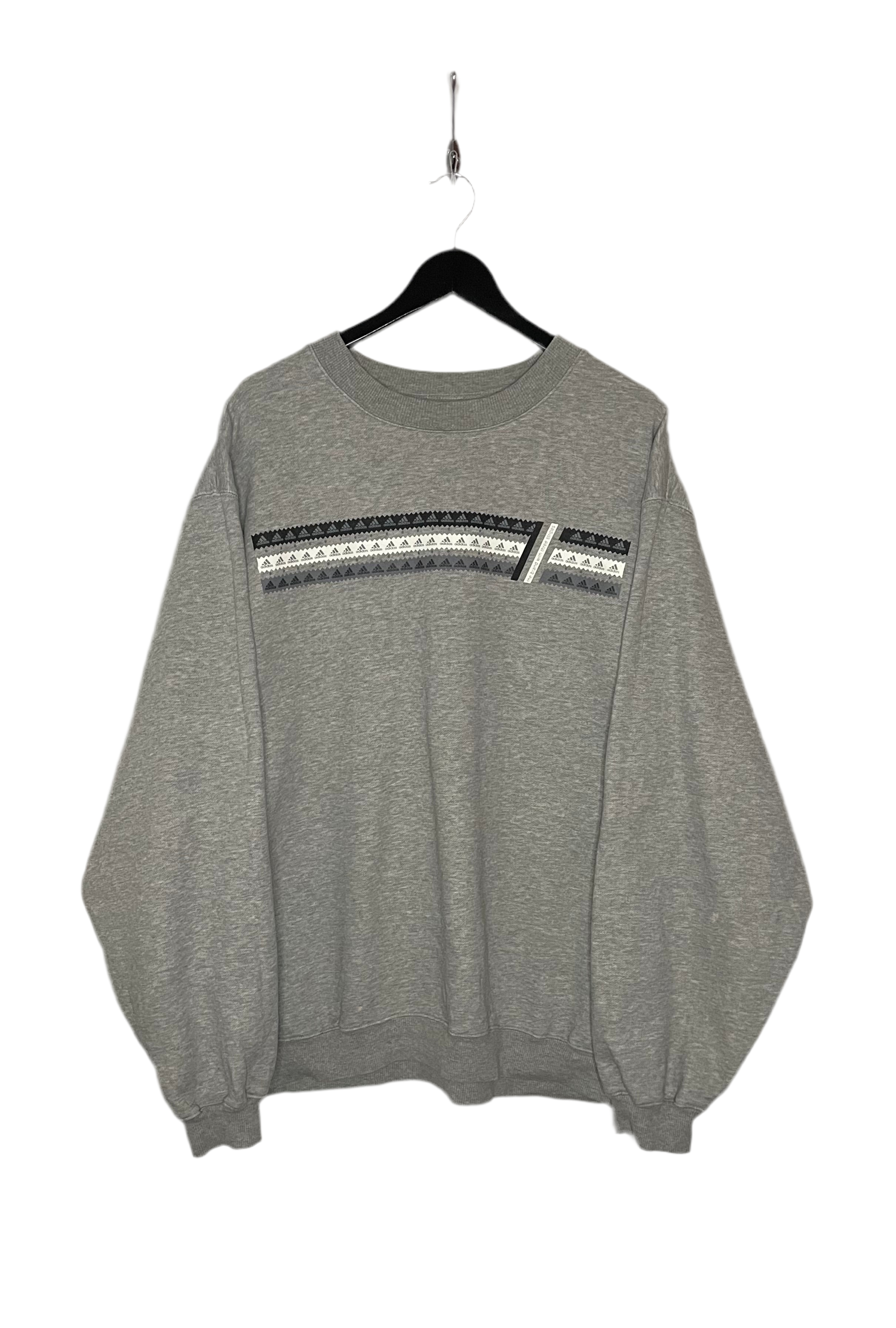 Adidas Vintage Sweater Grau Größe XL