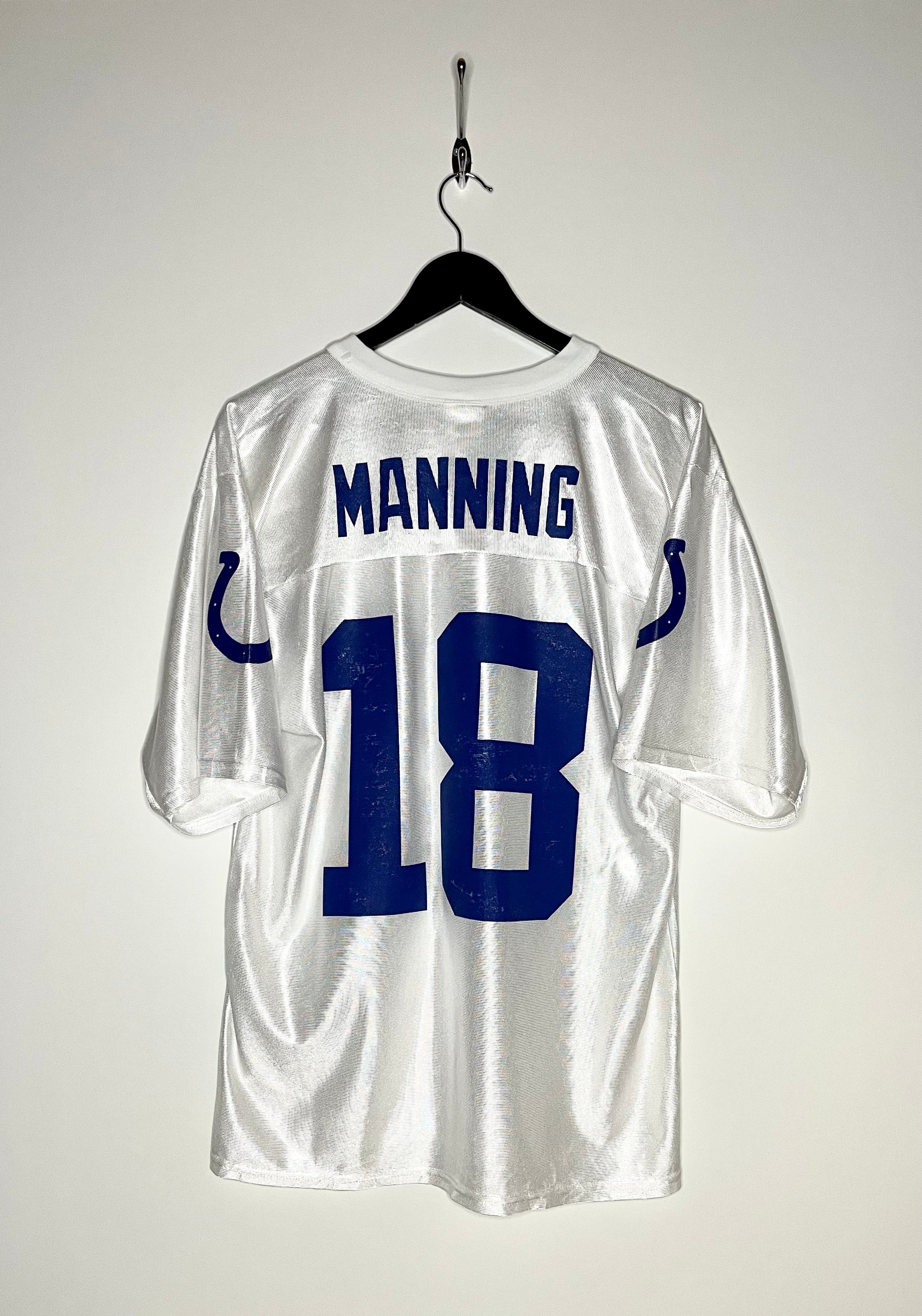 NFL Vintage Jersey Indianapolis Colts Peyton Manning #18 Weiß/Blau Größe M