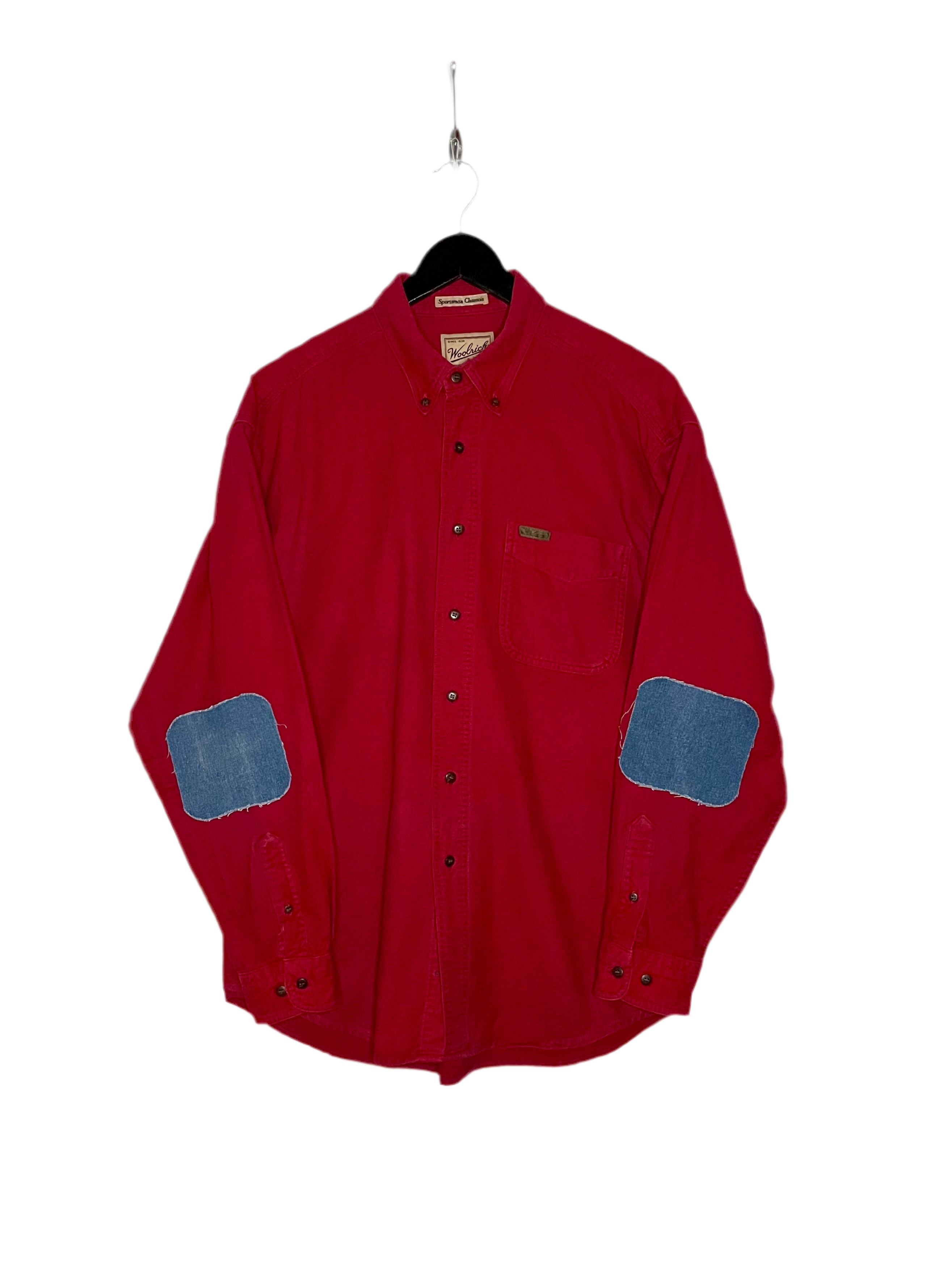 Woolrich Vintage Freizeit Hemd Rot Größe L