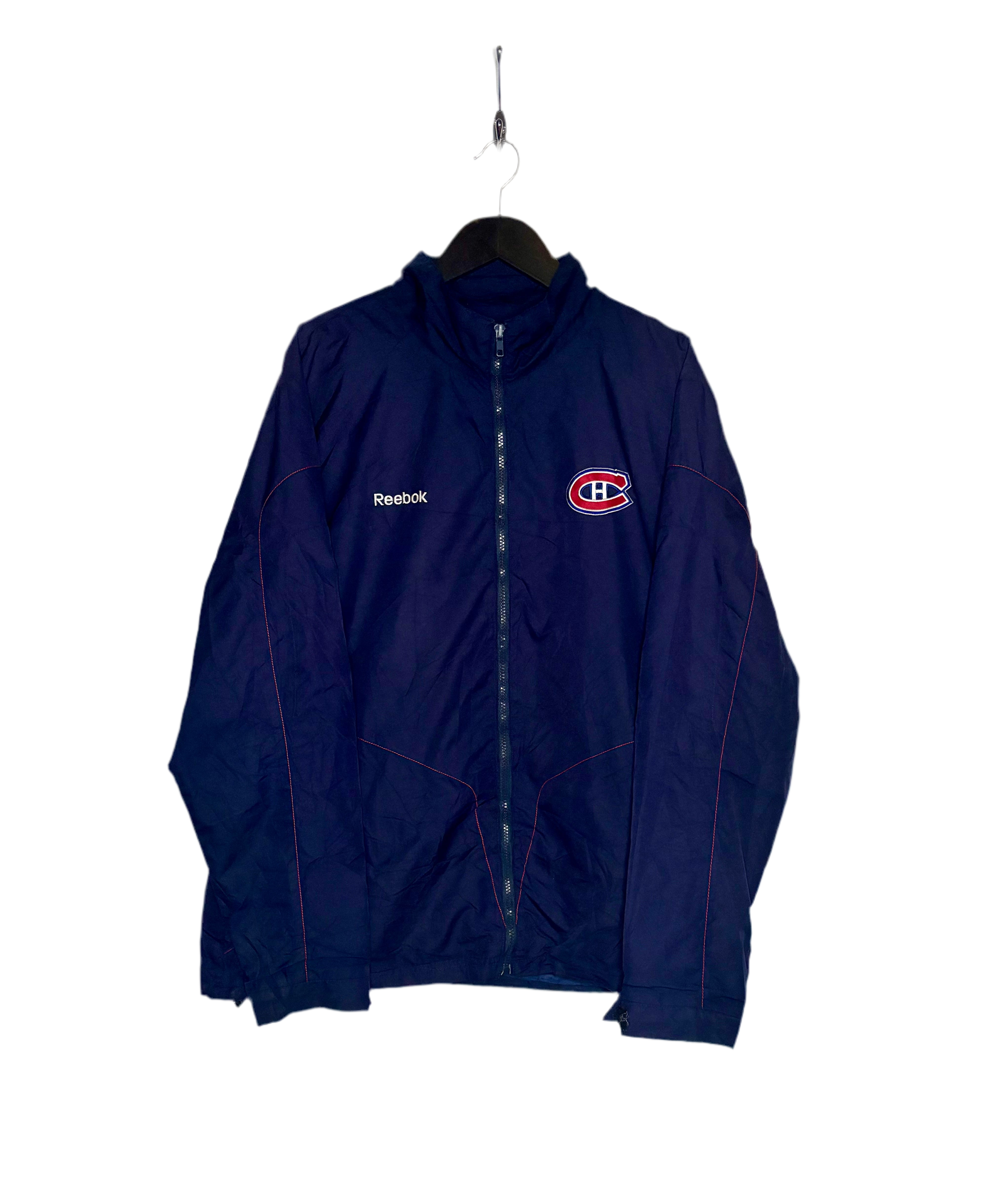 Reebok NHL Montreal Canadiens Trainingsjacke Blau Größe L