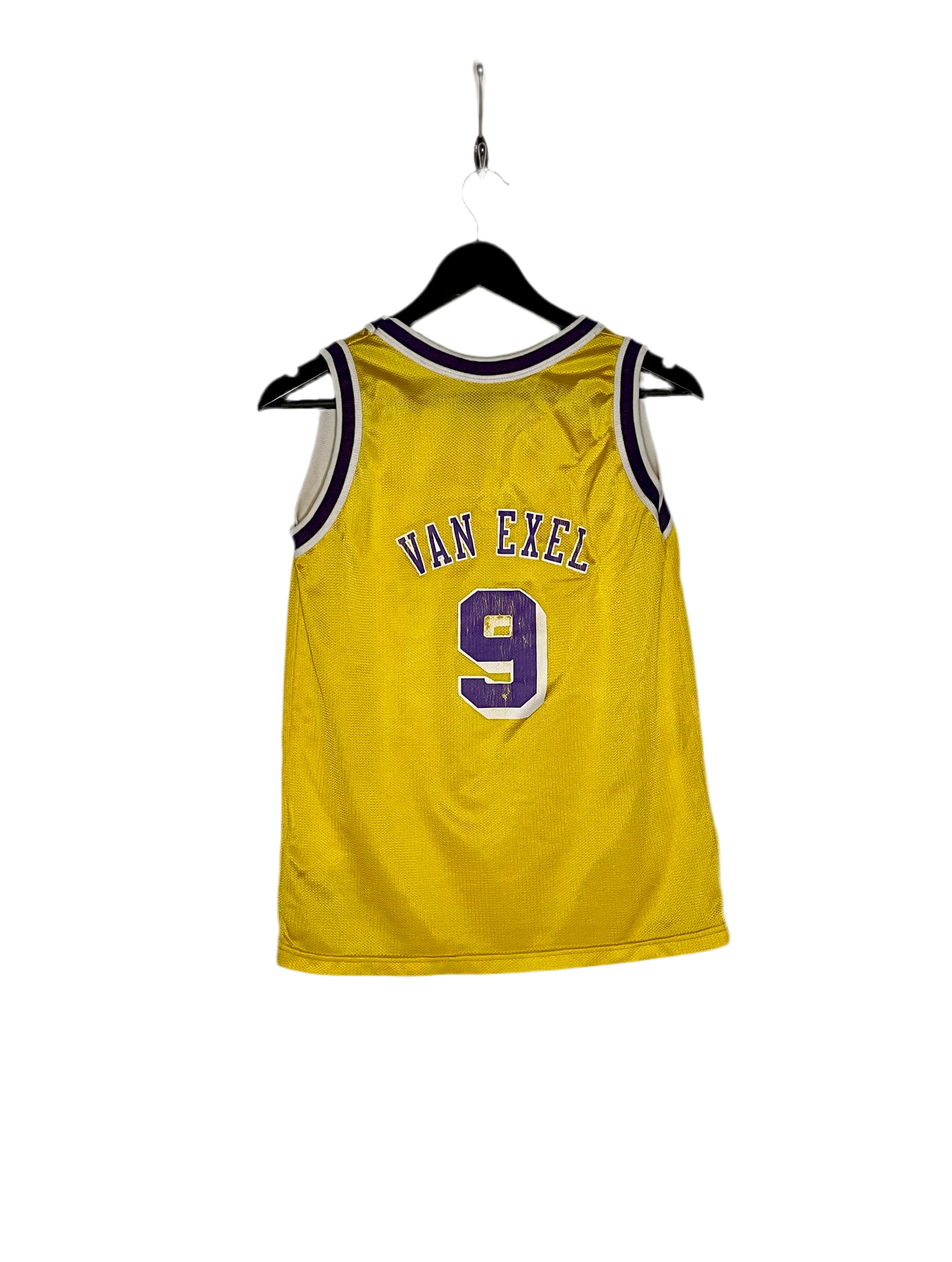 Champion LA Lakers Jersey #9 Nick van Exel Gelb Größe L Kinder