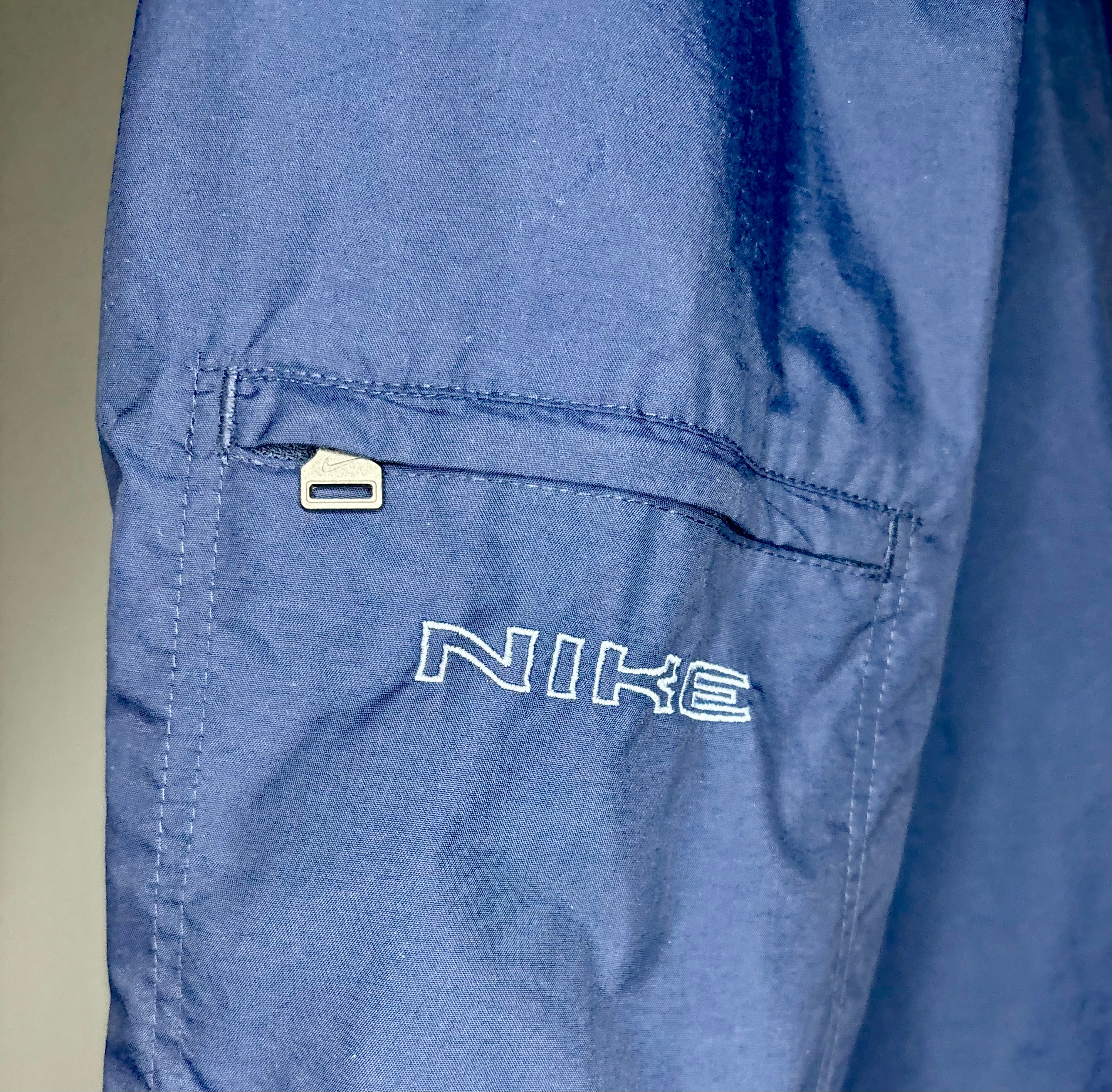 Nike Vintage Windbreaker Navy Blue Größe L