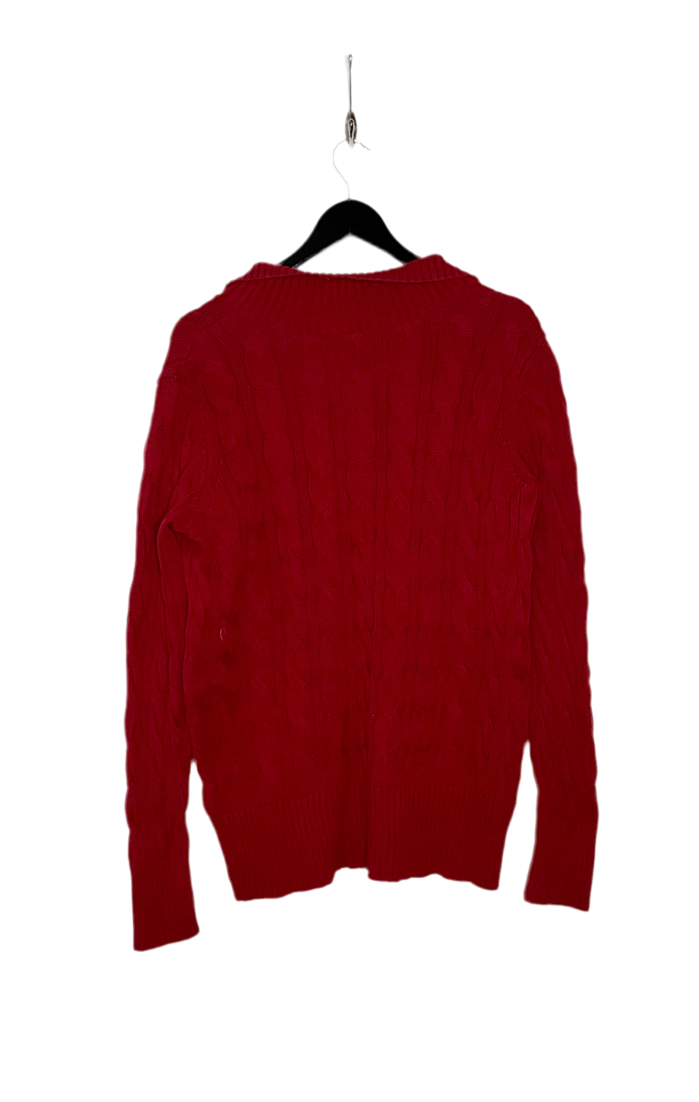 Ralph Lauren Vintage Knit Pullover Rot Größe XL