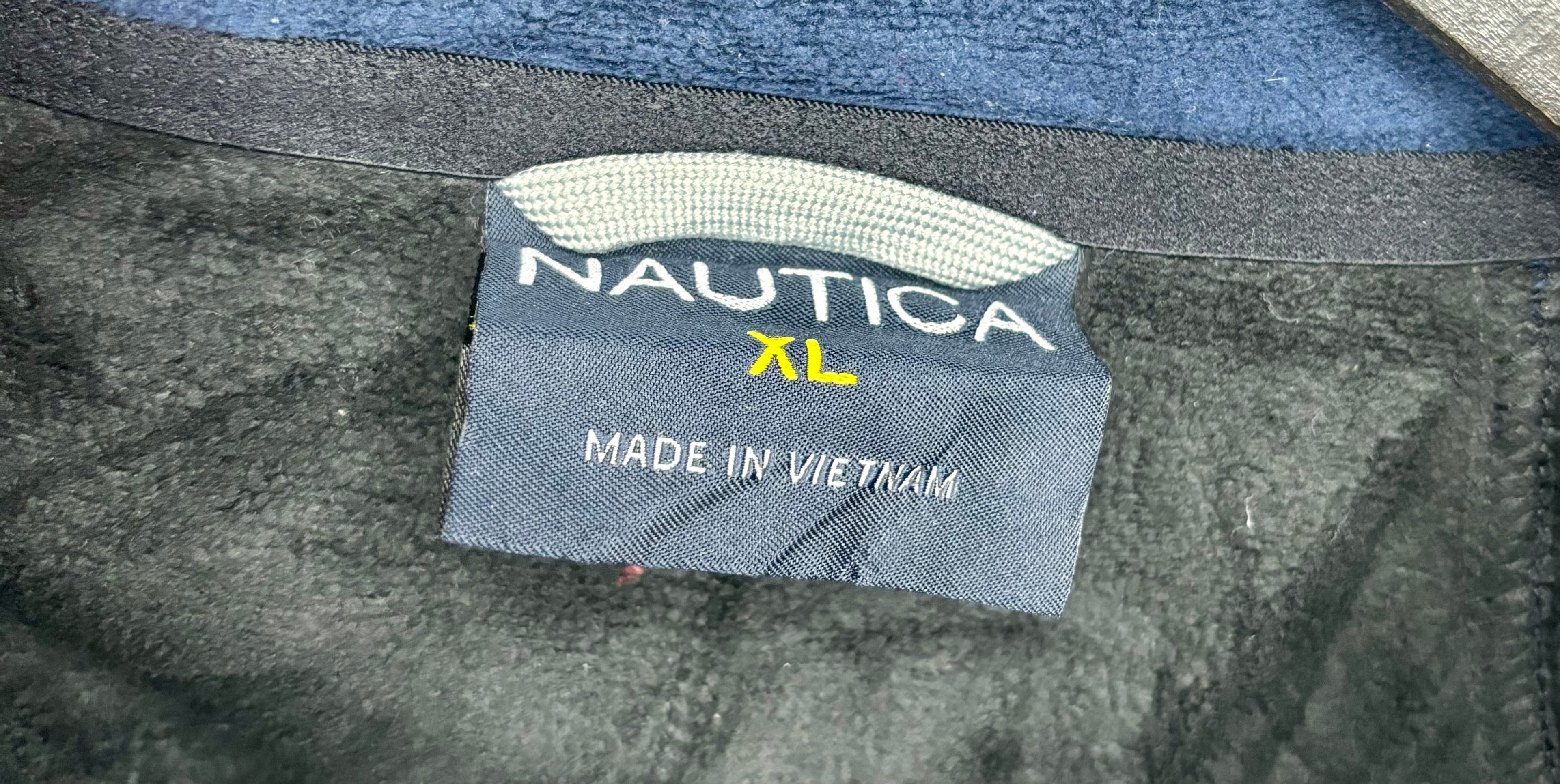 Nautica Fleece Jacke Blau Größe XL