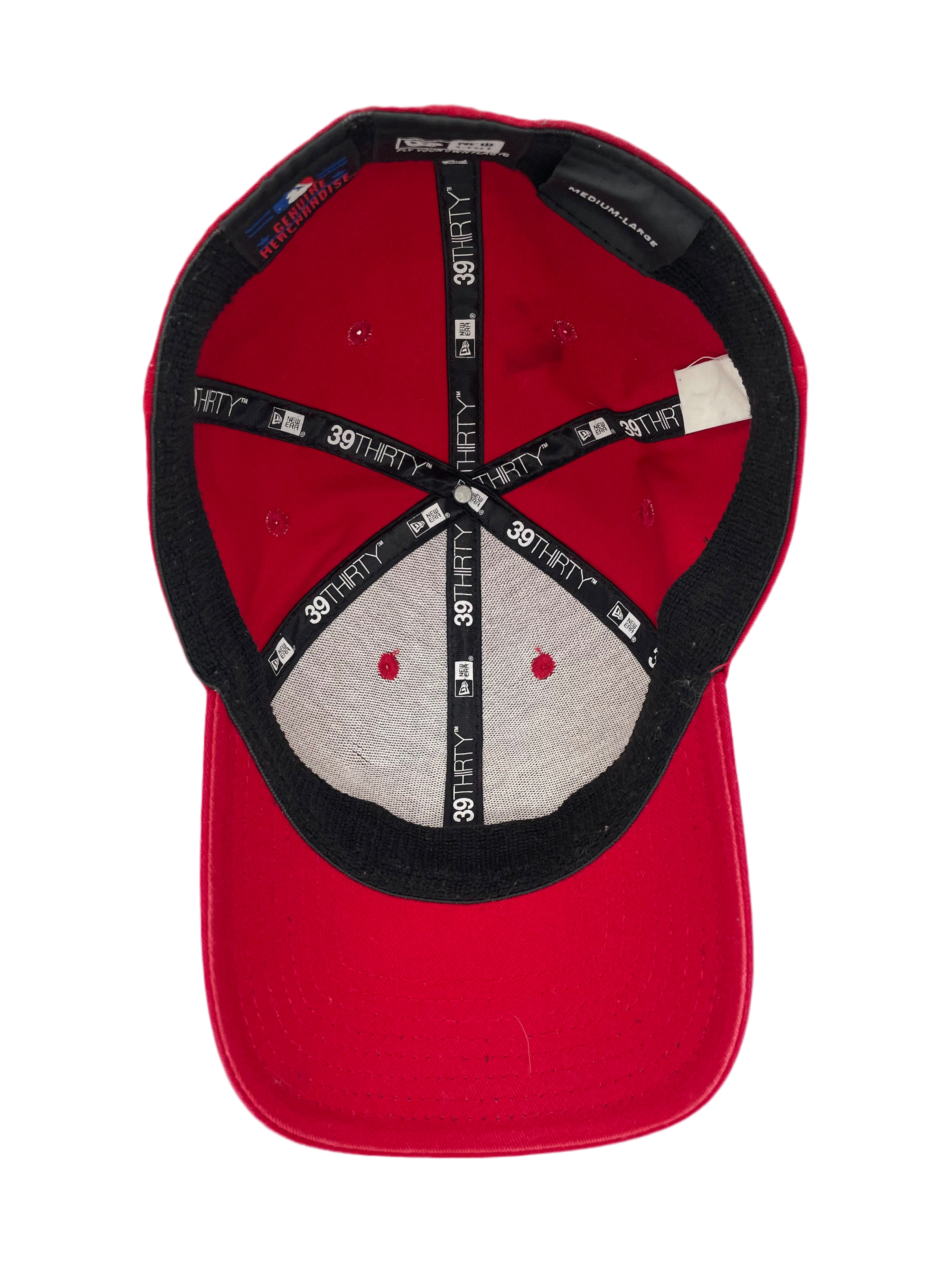 New Era 39Thirty Fitted Cap NY Yankees Rot Größe M-L