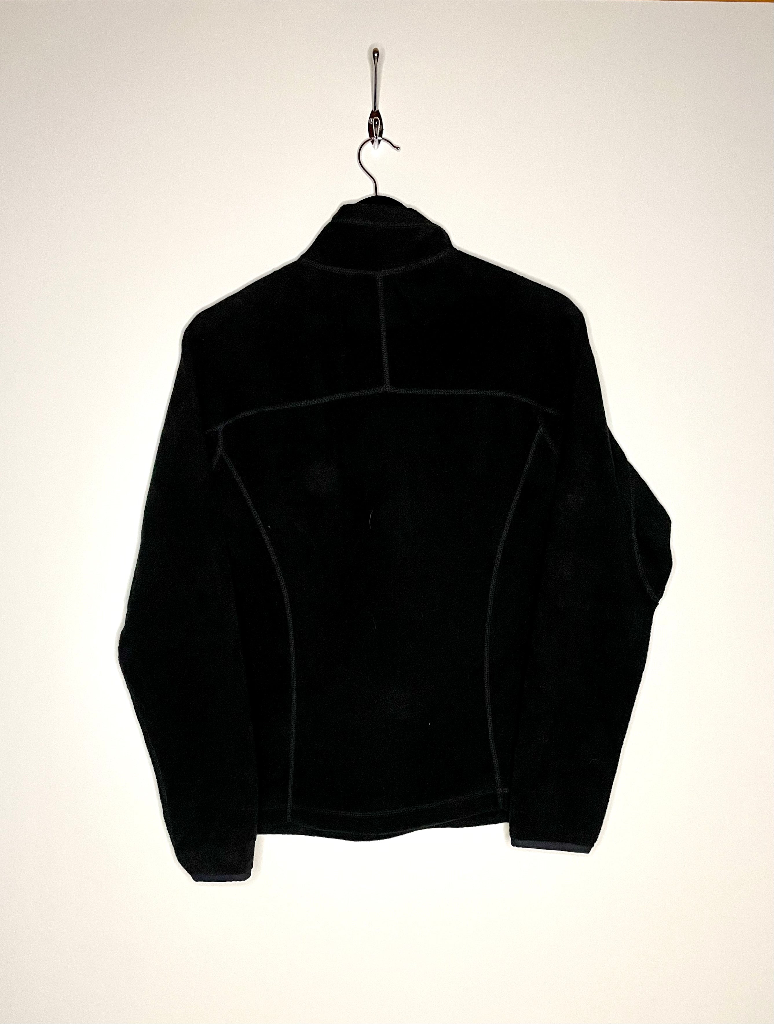 Patagonia Q-Zip Sweater Synchilla Fleece Schwarz Größe M