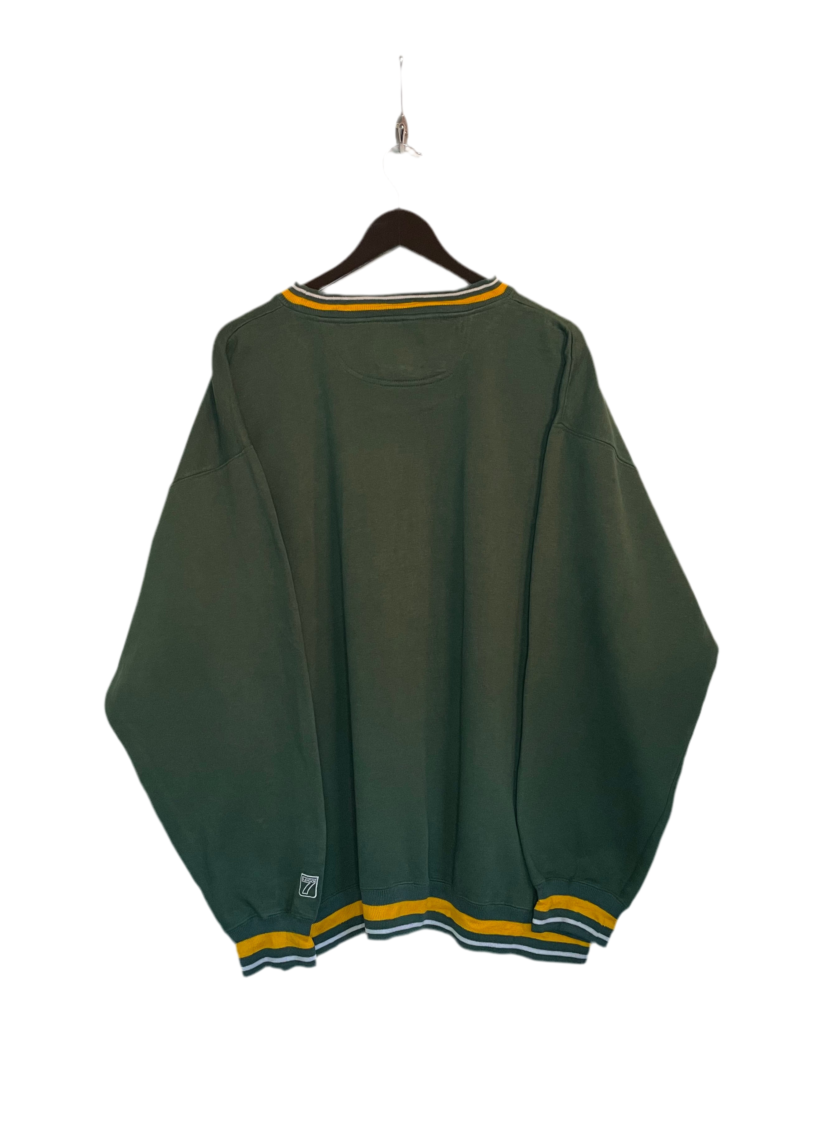 Logo 7 Sweater Green Bay Packers Grün Größe 2X (XXL)