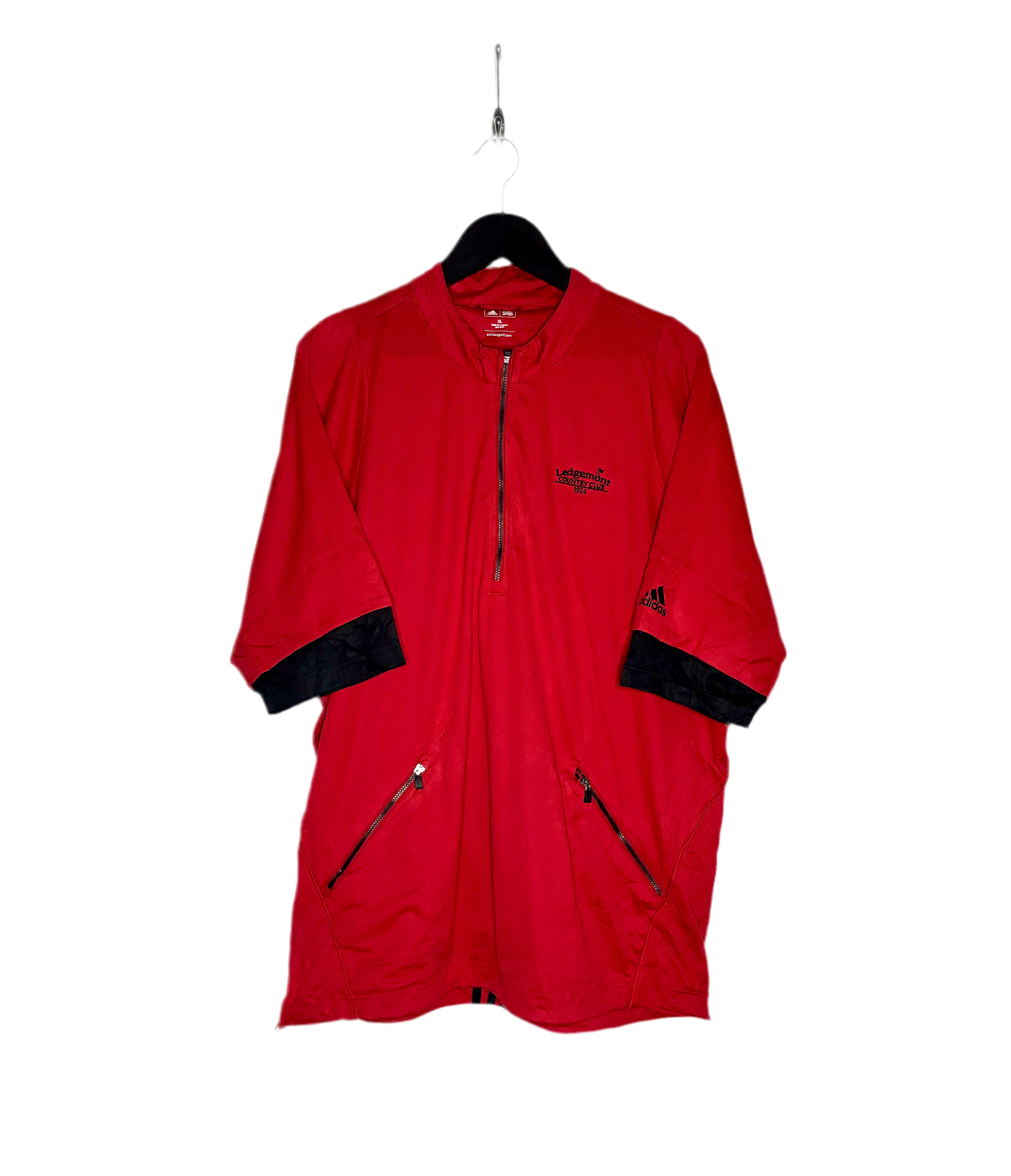 Adidas Ledgemont Country Club Golf Shirt Rot Größe XL