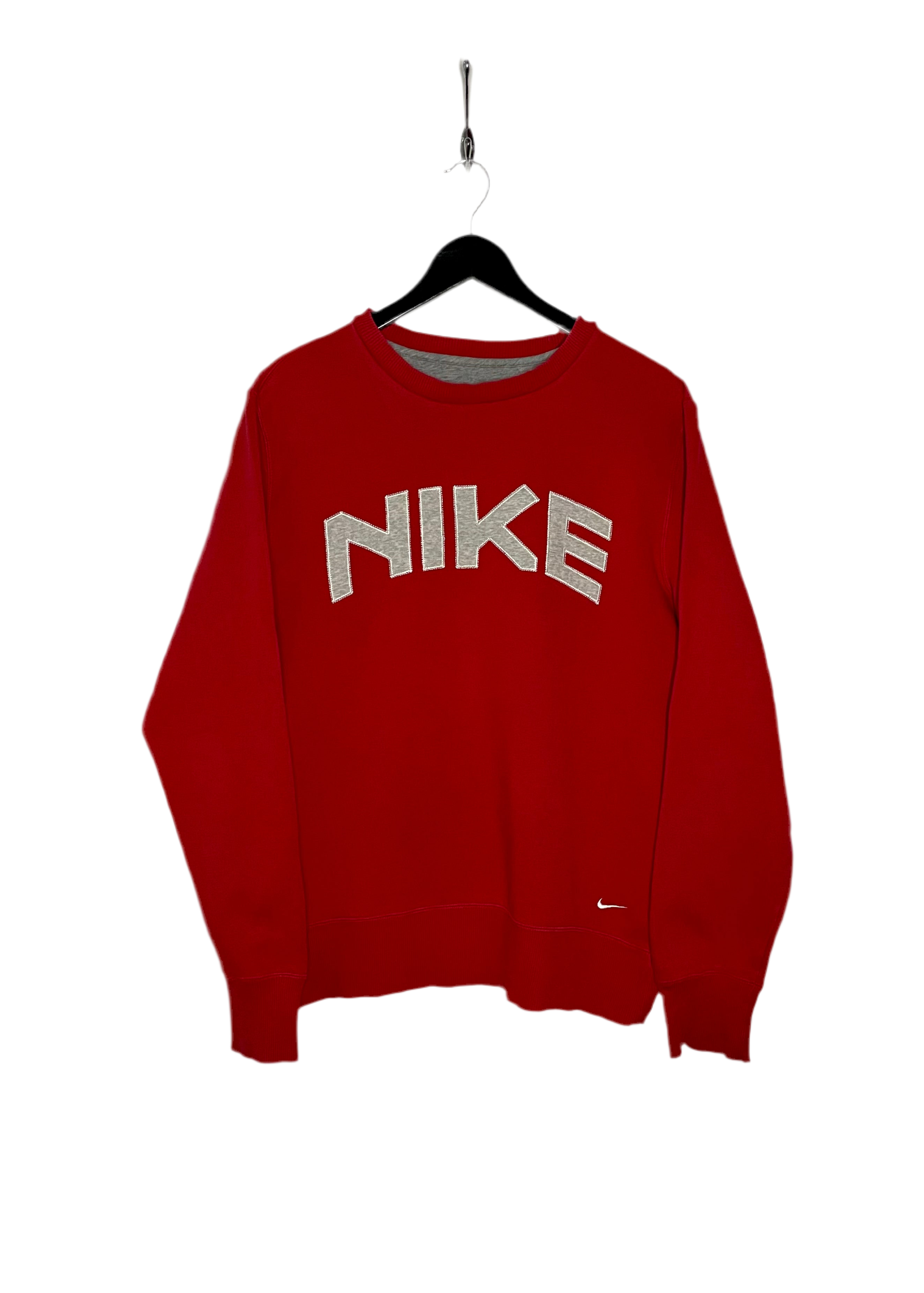 Nike Vintage Sweater bestickt Rot Größe L