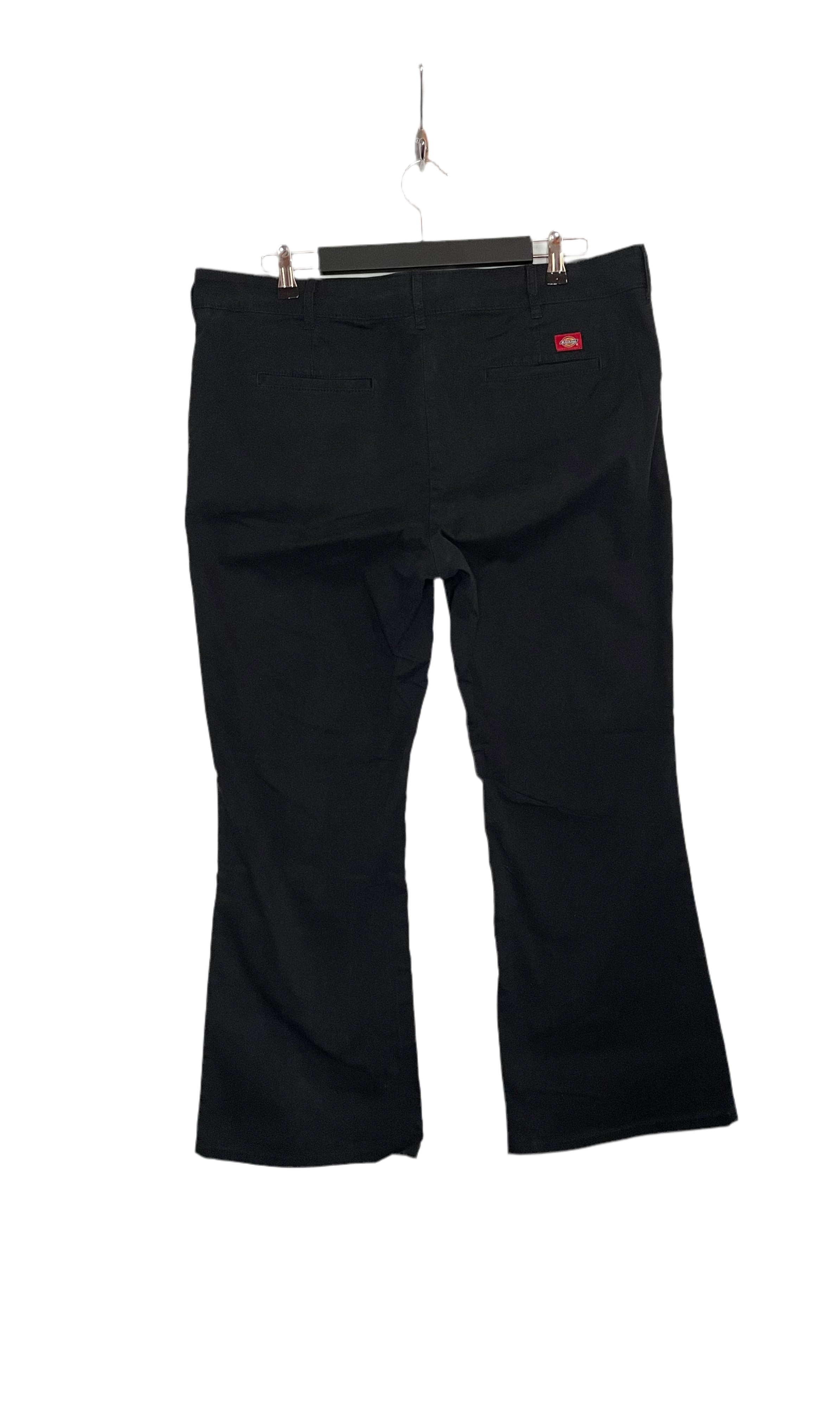Dickies Chino Bootcut Hose Schwarz Größe 16/36 Damen