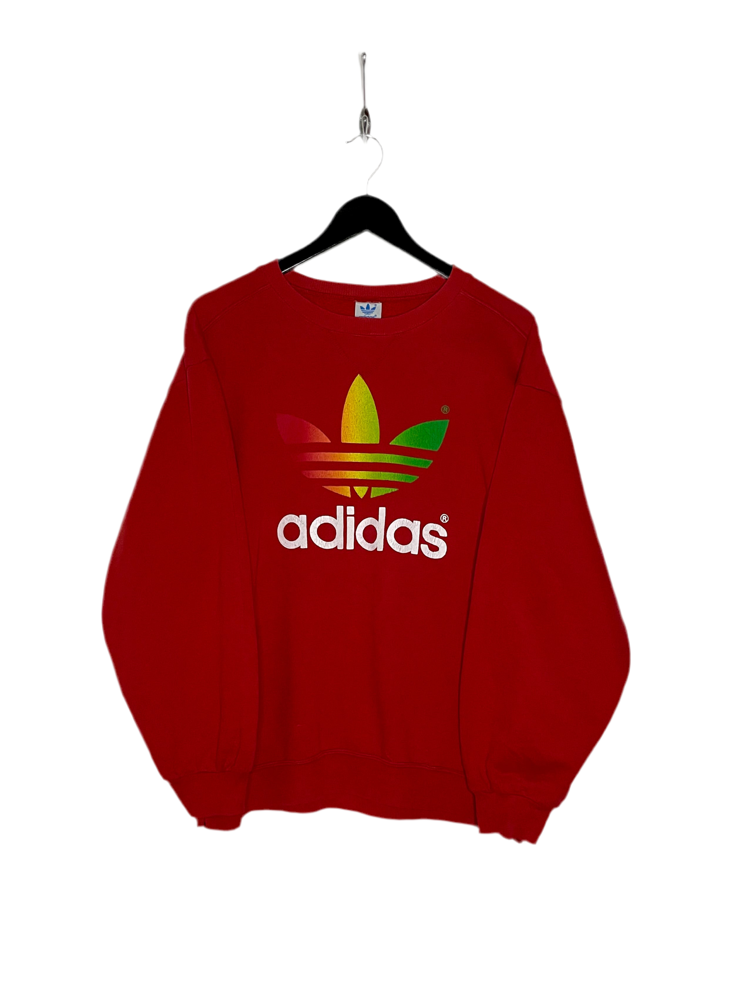 Adidas Vintage Sweater Rot Größe L