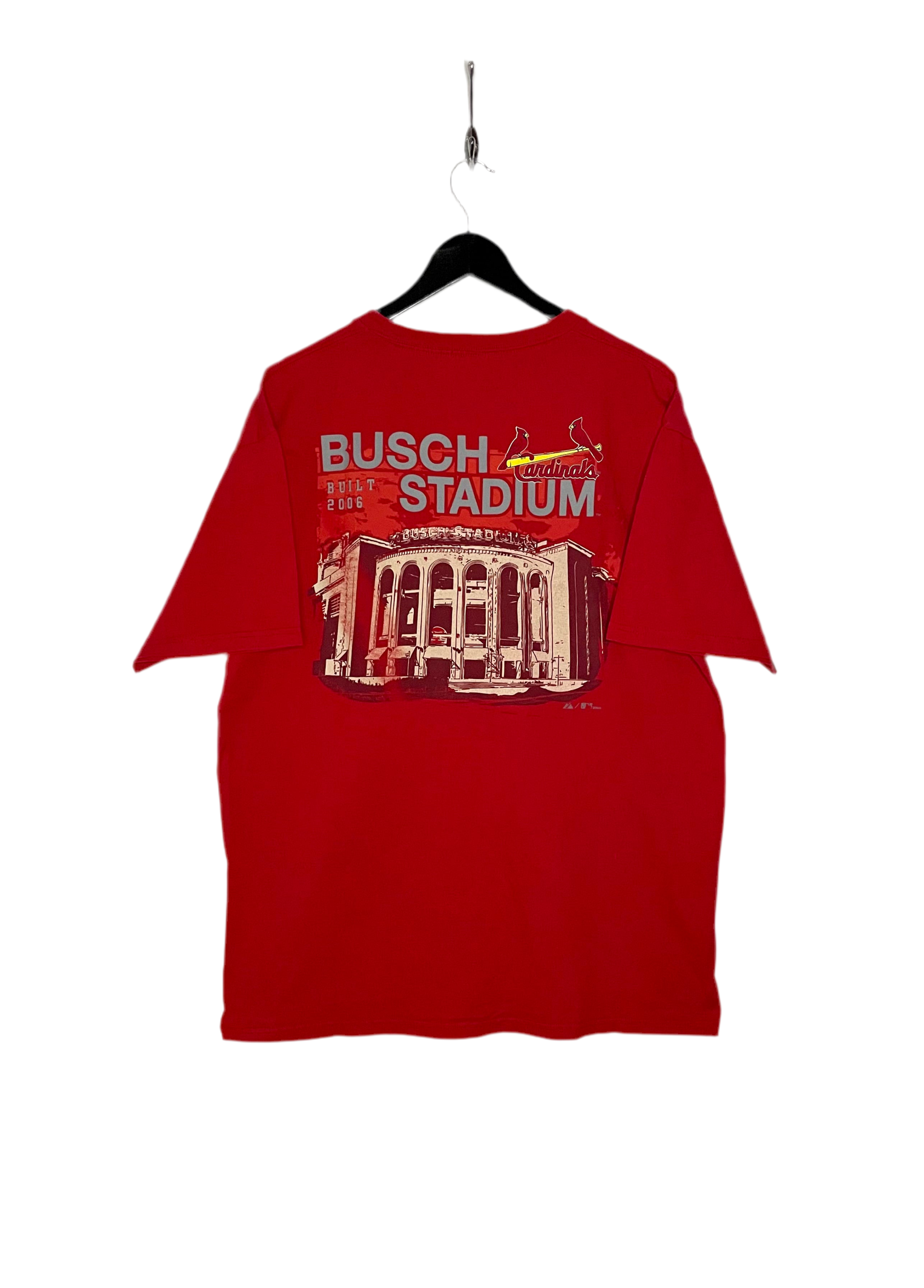 Majestic T-Shirt St. Louis Cardinals Busch Stadium 2009 Rot Größe L
