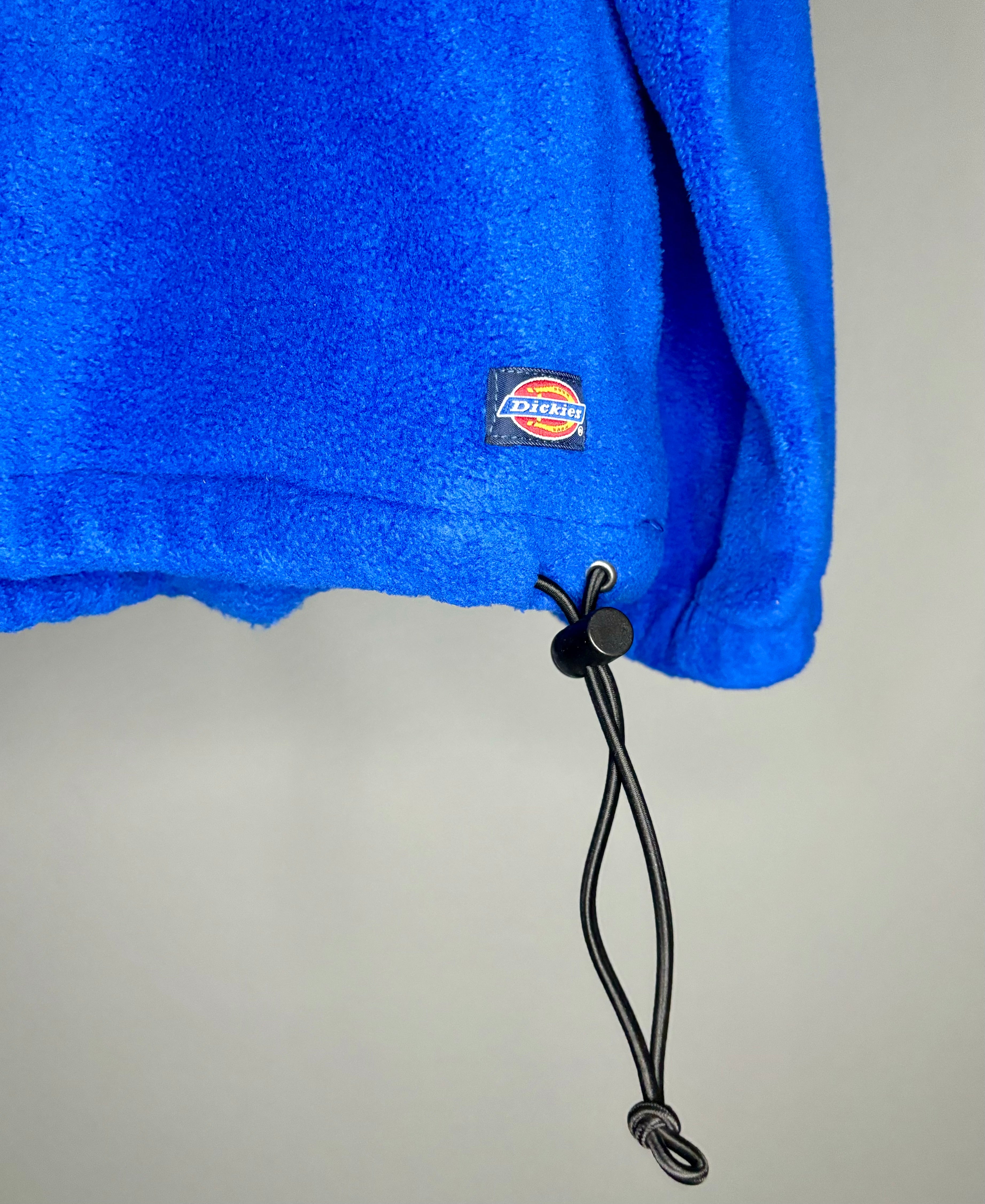 Dickies Vintage Q-Zip Fleece Sweater Blau Größe L