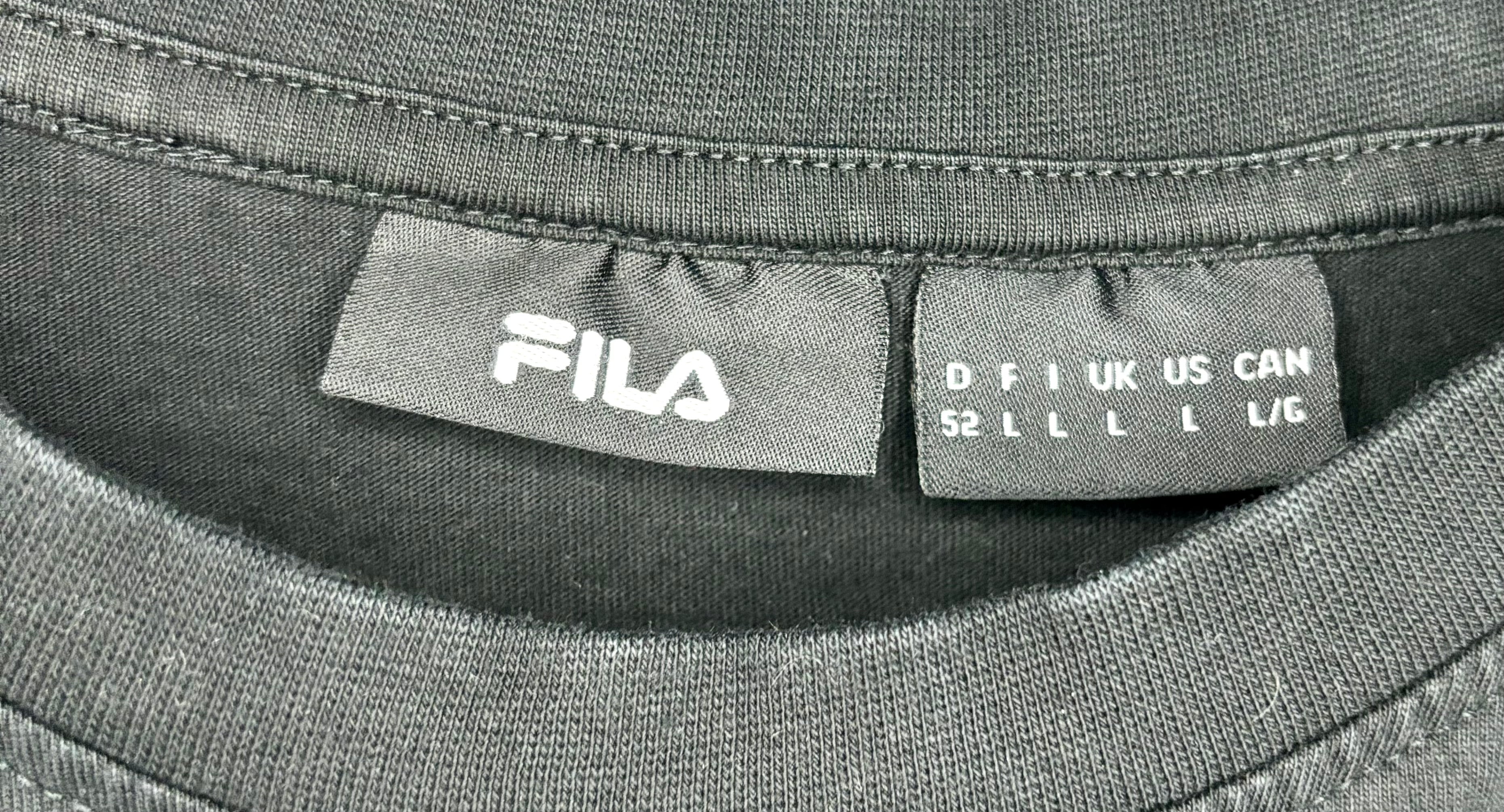 Fila T-Shirt Schwarz Größe L