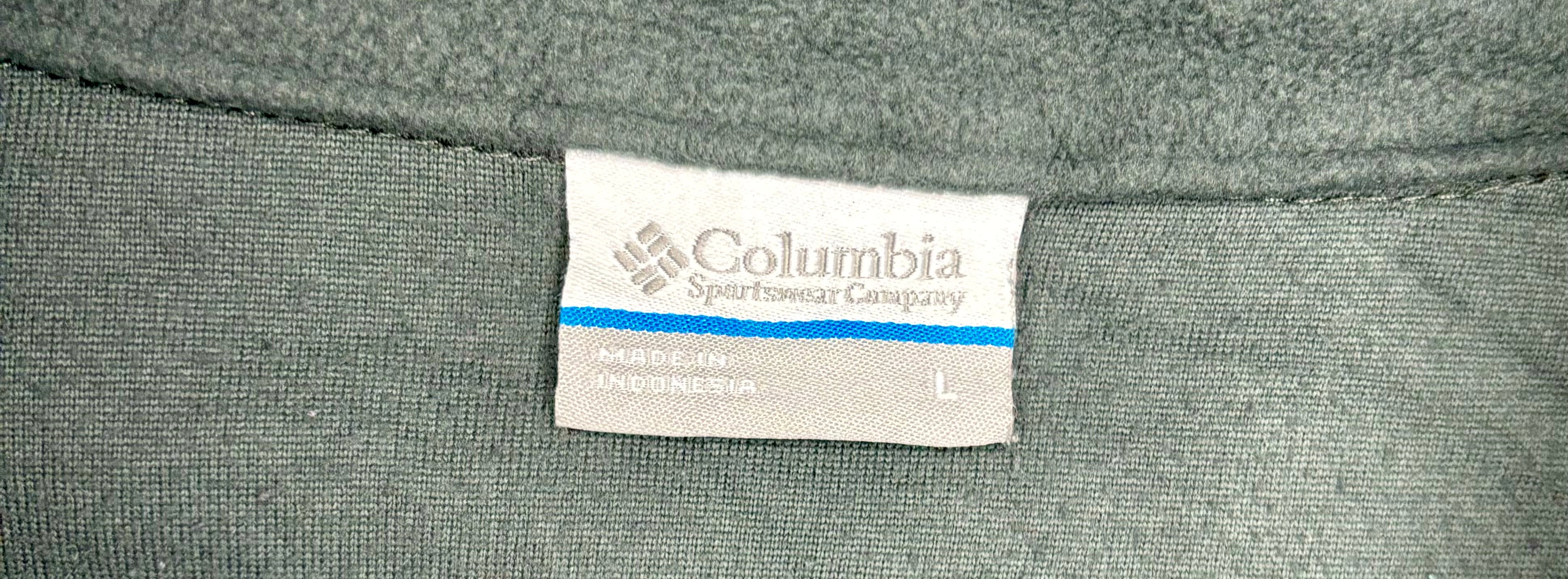 Columbia Q-Zip Fleece Sweater Dunkelgrau Größe L