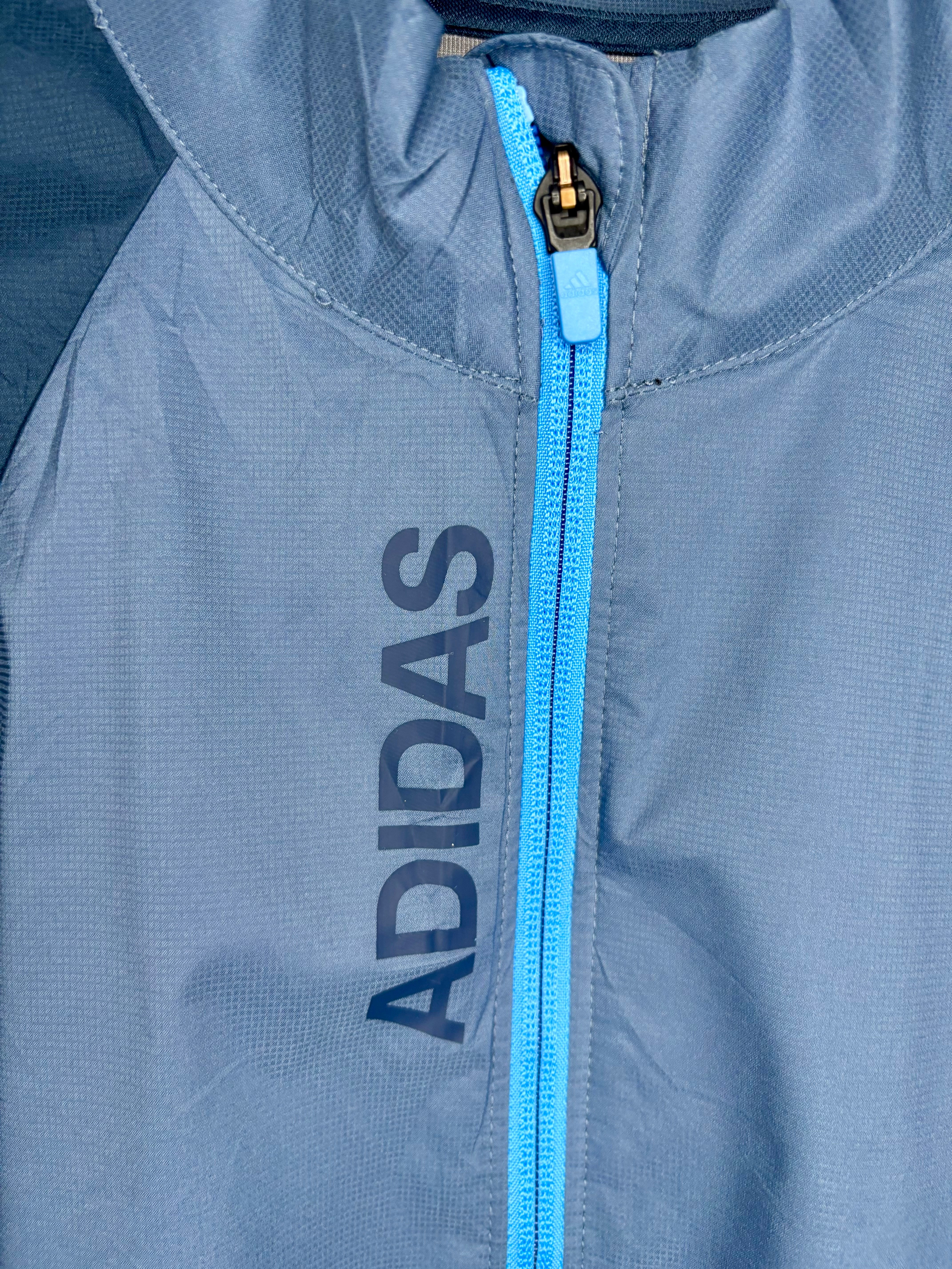 Adidas Trainingsjacke End Plastic Waste Blau Größe M