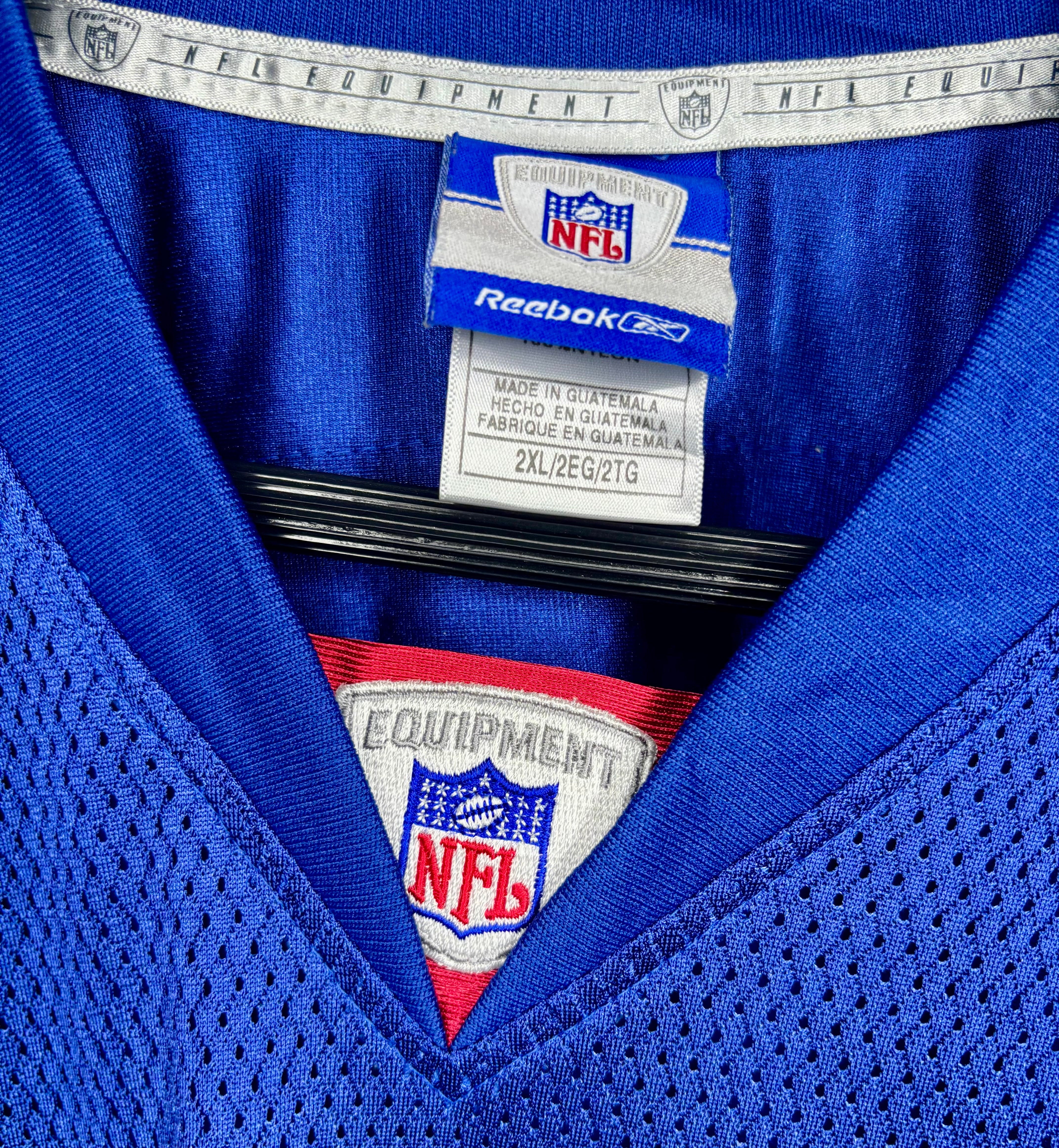 Reebok NFL New York Giants Jersey #10 Eli Manning Blau Größe XXL