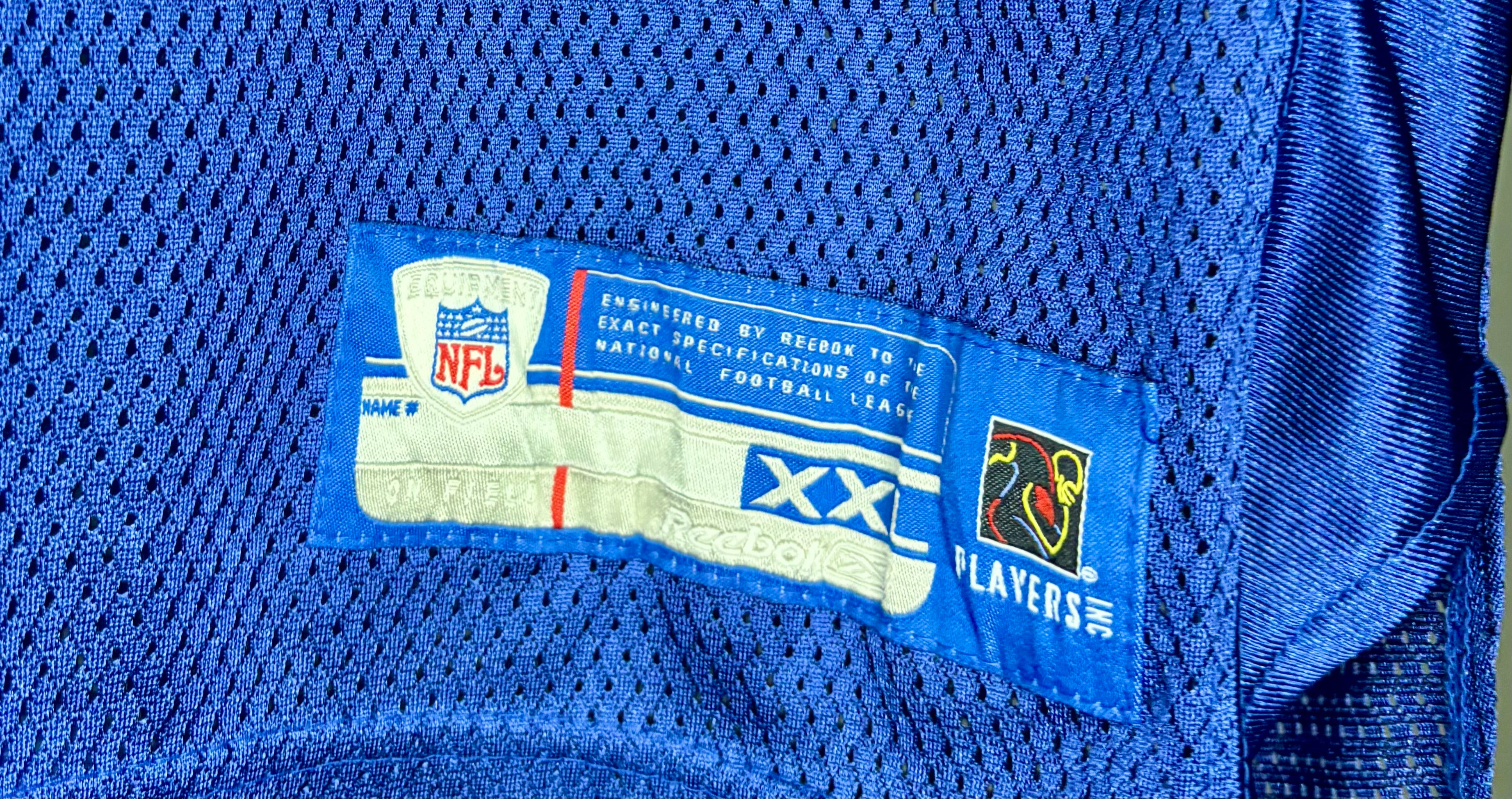 Reebok NFL New York Giants Jersey #10 Eli Manning Blau Größe XXL