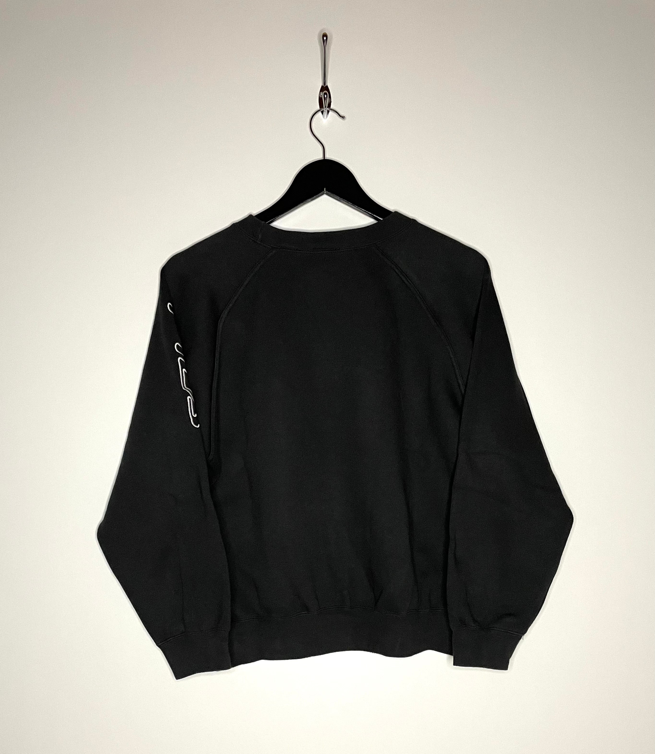 FILA Vintage Sweater Schwarz Größe M