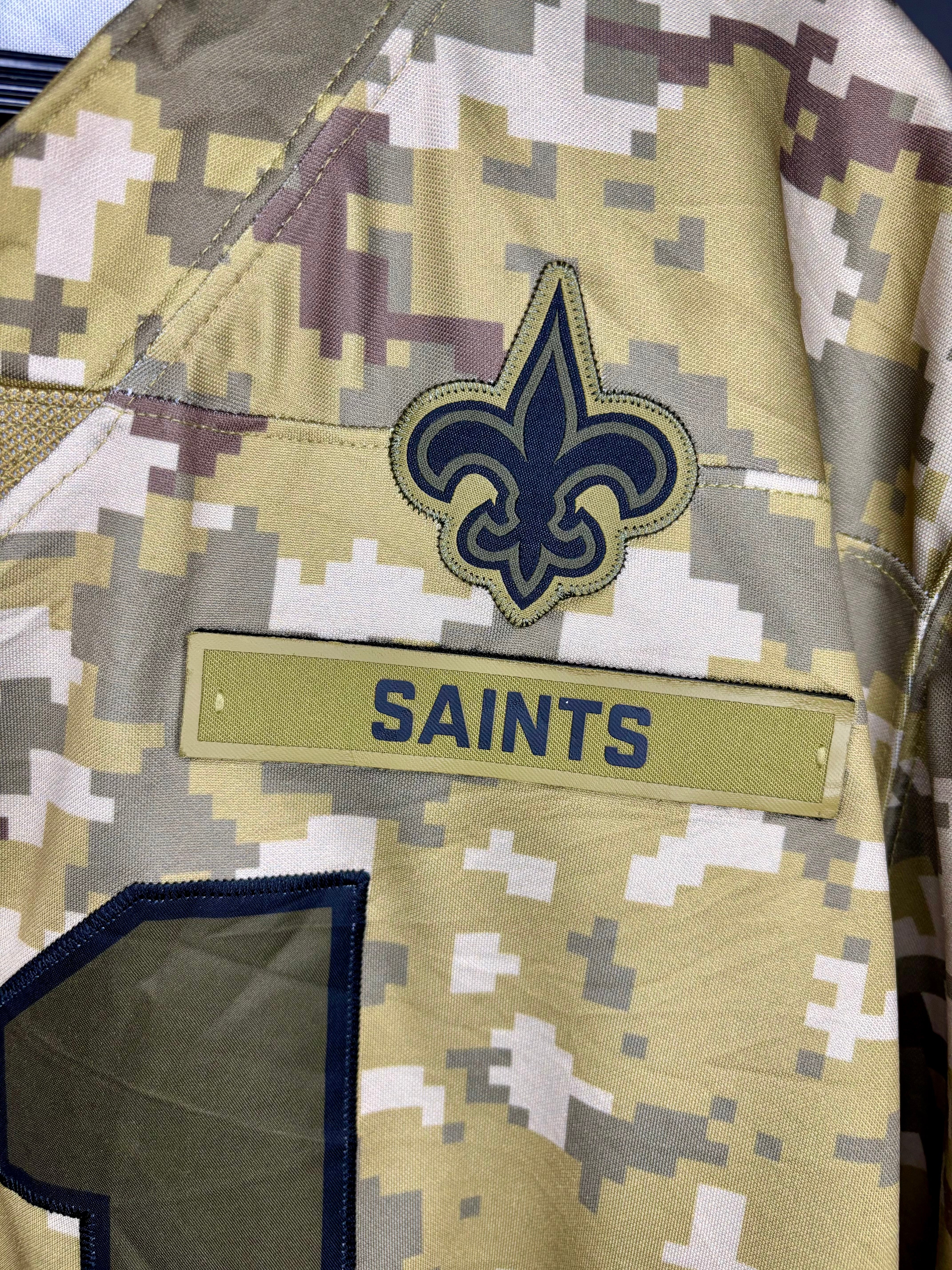 Nike NFL OnField New Orleans Saints Jersey #41 Alvin Kamara Camouflage Größe XXL