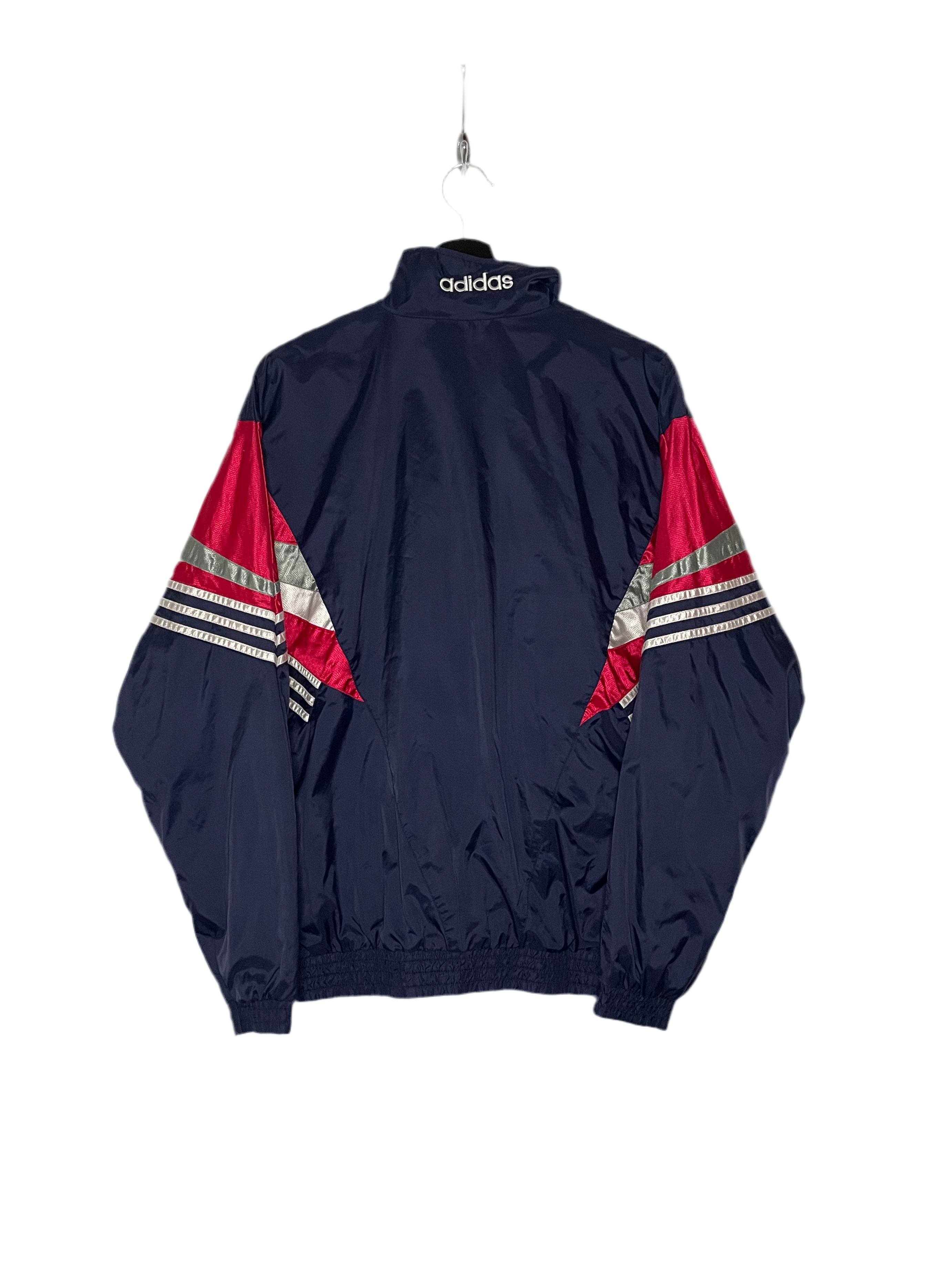 Adidas Vintage Trainingsjacke Rot/Blau Größe M