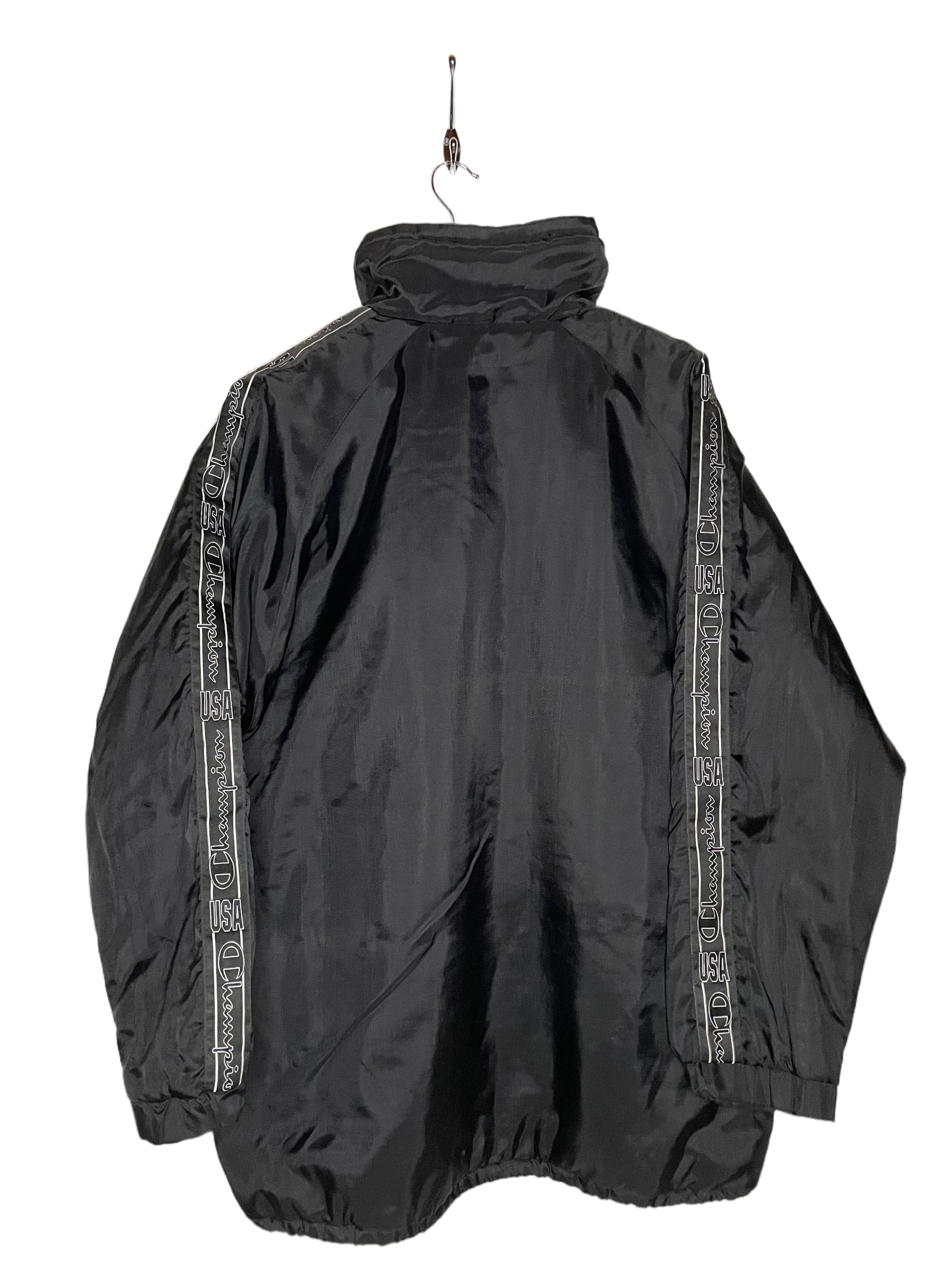 Champion USA Vintage Winter Jacket Black Size XL