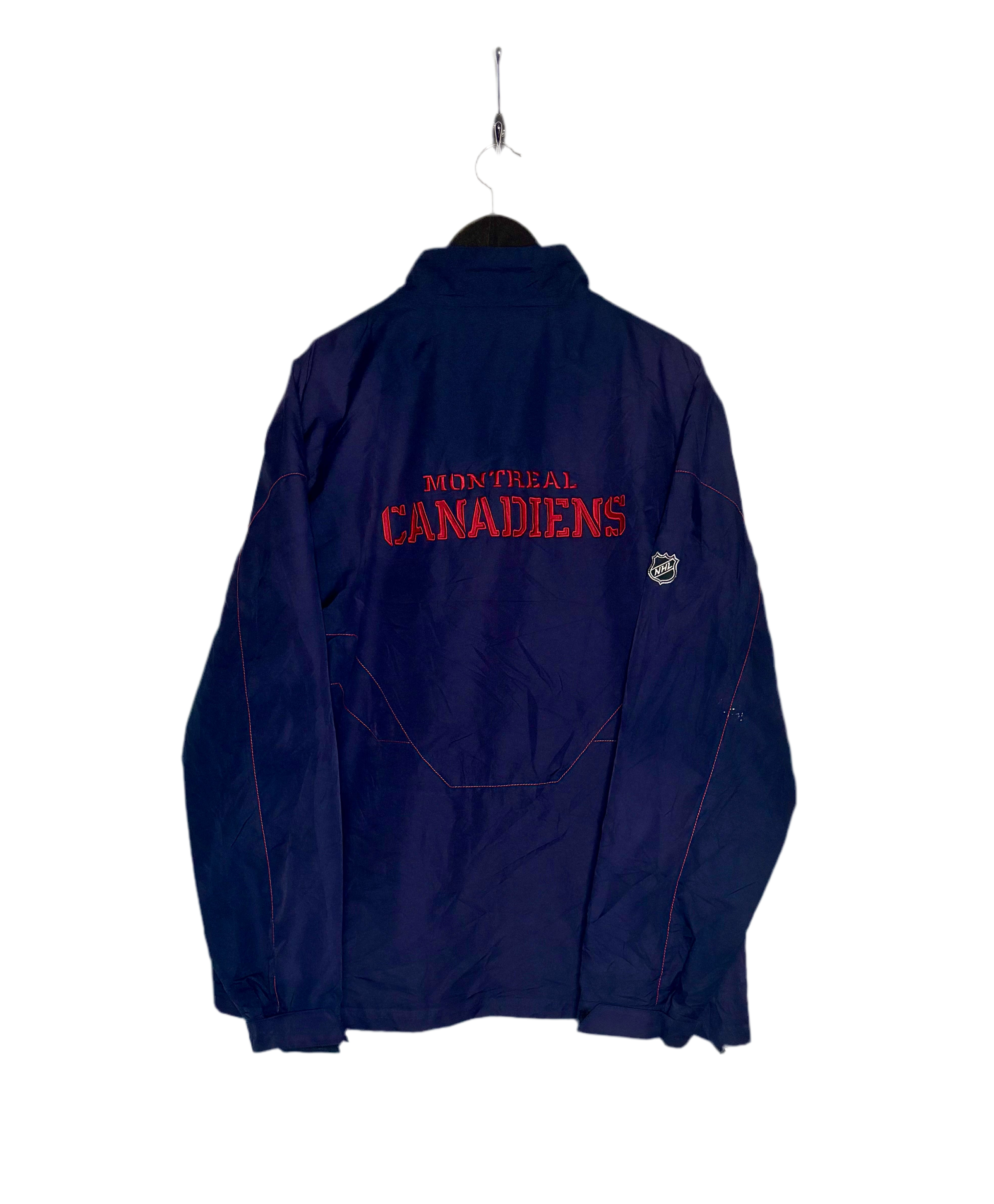 Reebok NHL Montreal Canadiens Trainingsjacke Blau Größe L